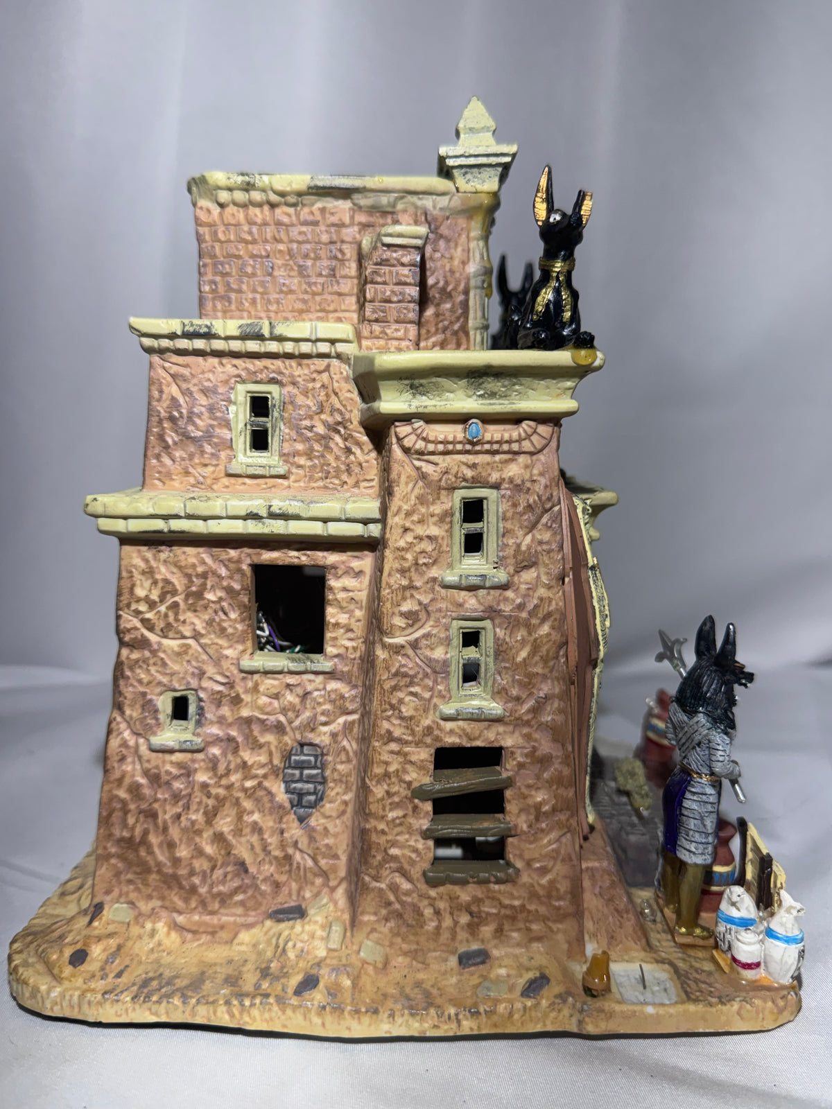 Lemax Spooky Town Cursed Tomb #75500 – Retired Halloween Village – FOR PARTS / AS-IS