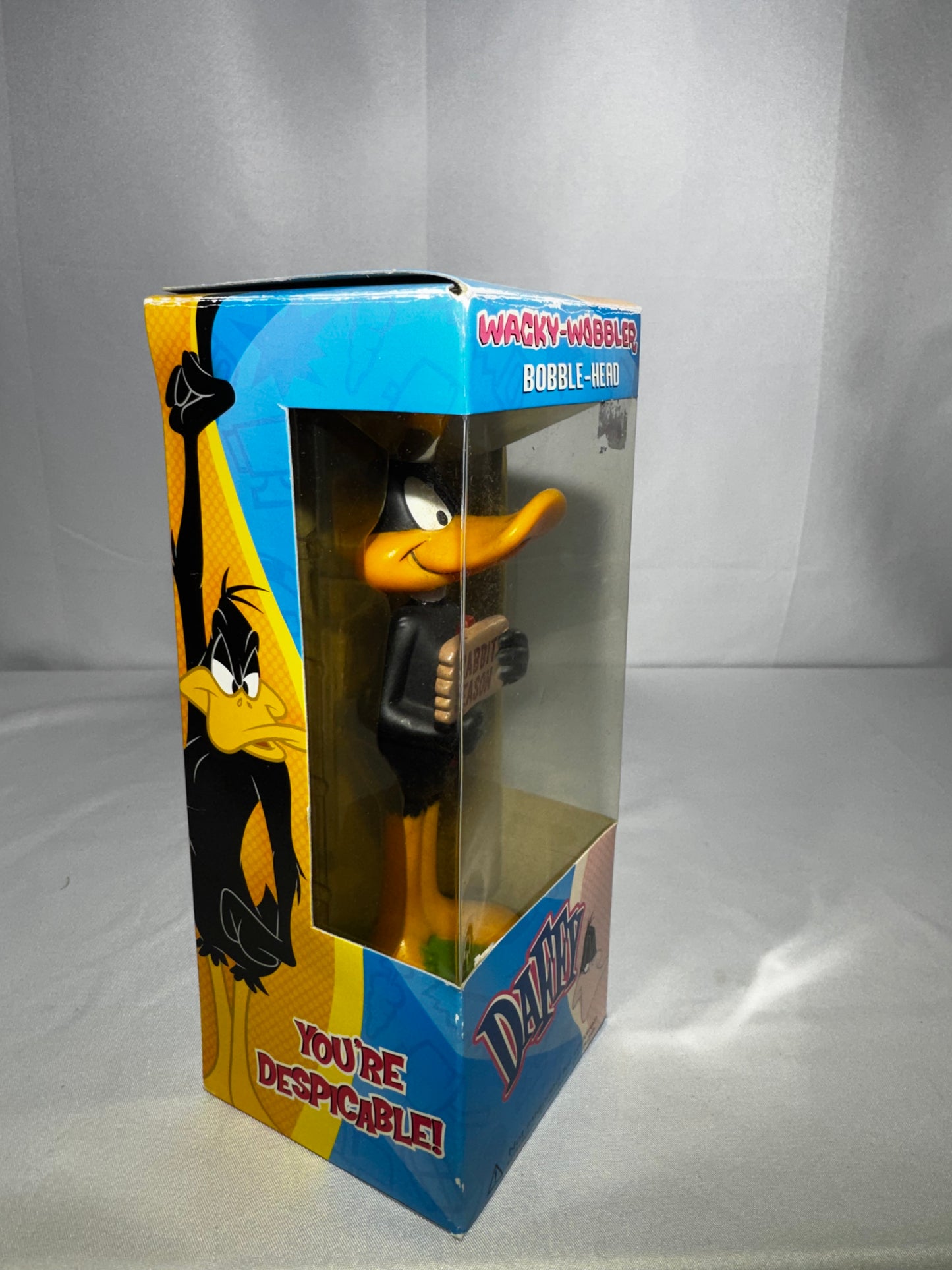Funko Wacky Wobbler Daffy Duck Bobble Head Rabbit Season Looney Tunes WB w/ Box