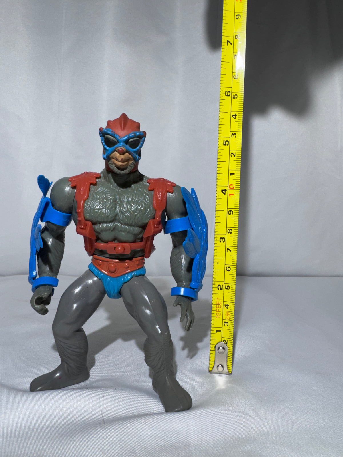 Vintage 1981 Mattel Masters of the Universe Stratos Action Figure with Mini-Comic