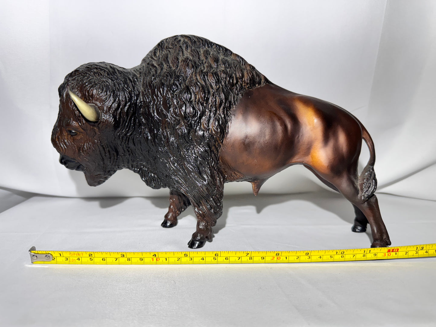 Vintage Breyer Bison Figurine – 8” Tall x 12” Long – Excellent Condition