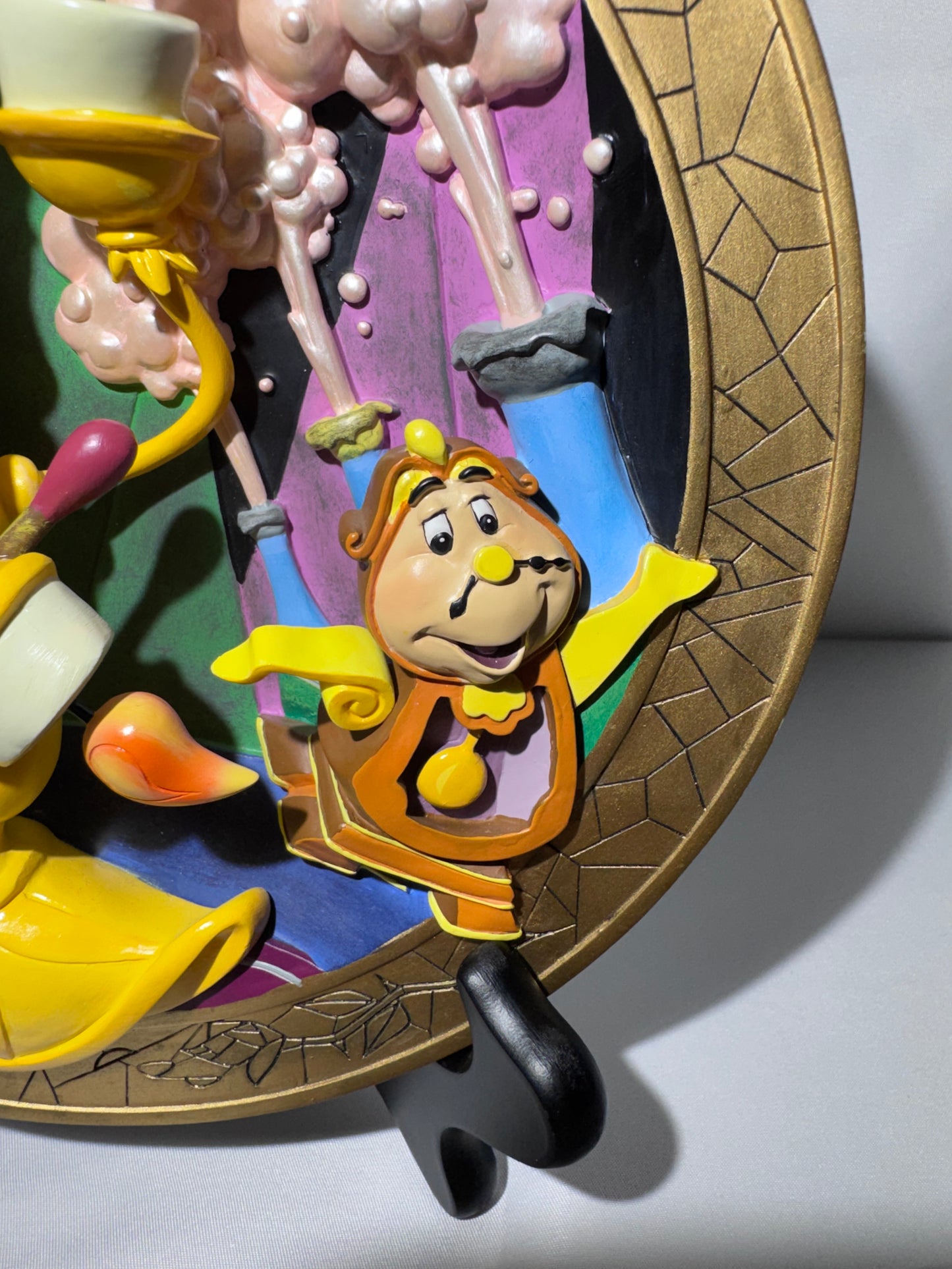 Disney Beauty & the Beast Be Our Guest 3D Collector Plate LE 2833/5000 Box COA