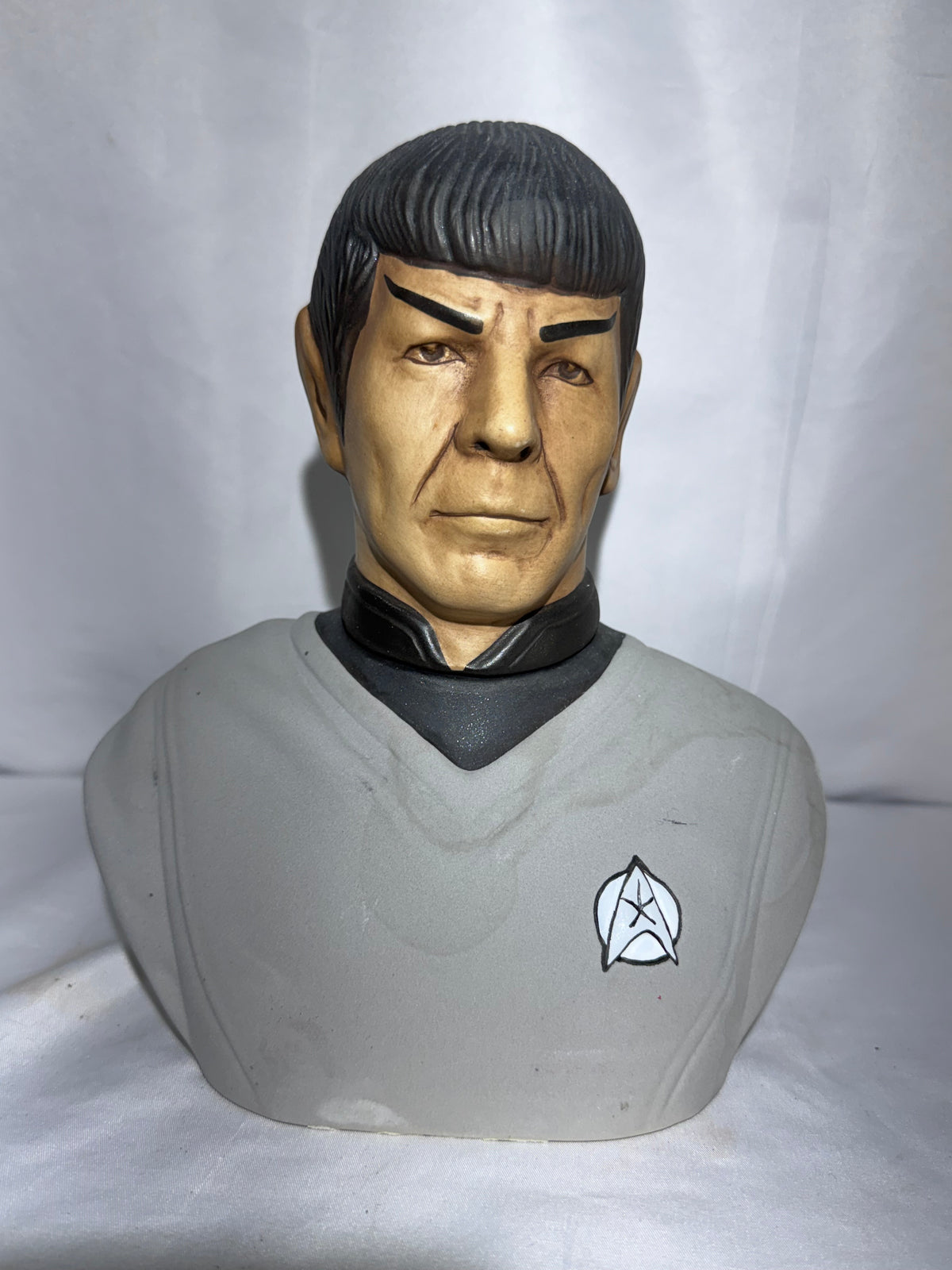 1979 Star Trek Mr. Spock Ceramic Liquor Decanter – Grenadier Spirits – Original Box
