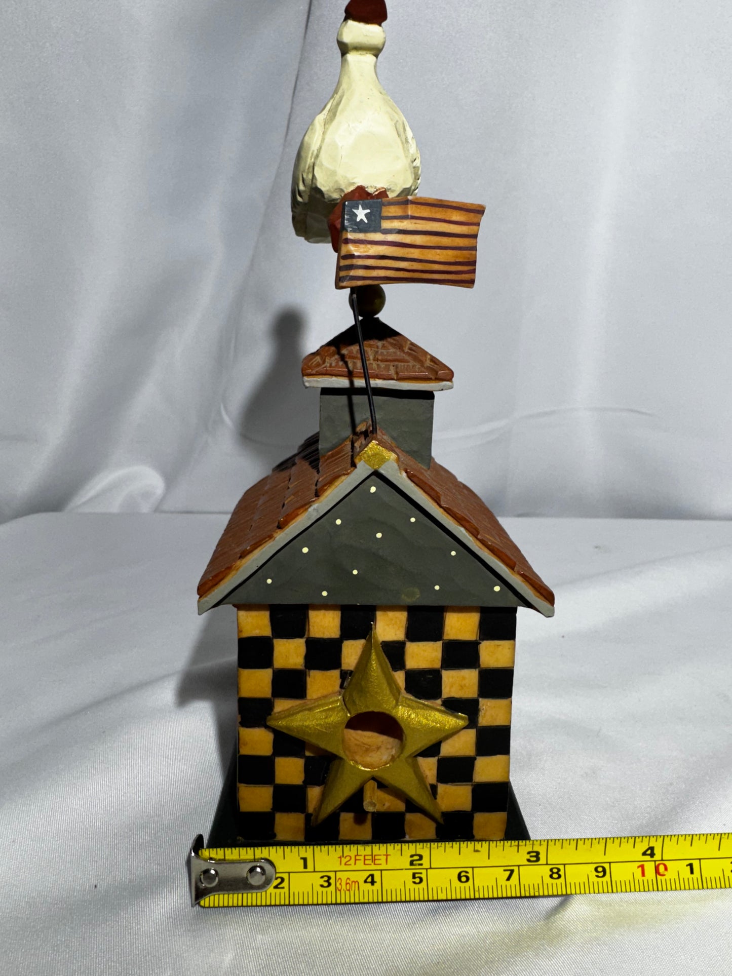 Williraye Studio WW4206 Birdhouse Figurine – Retired 1999 Folk Art Collectible