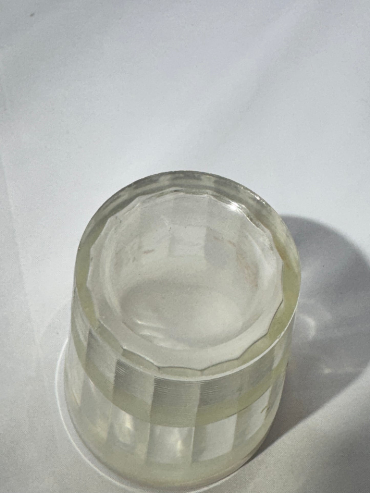 Antique 1898 Omaha Souvenir Tumbler – Hand Painted Flowers – Northwood Rivet Edge