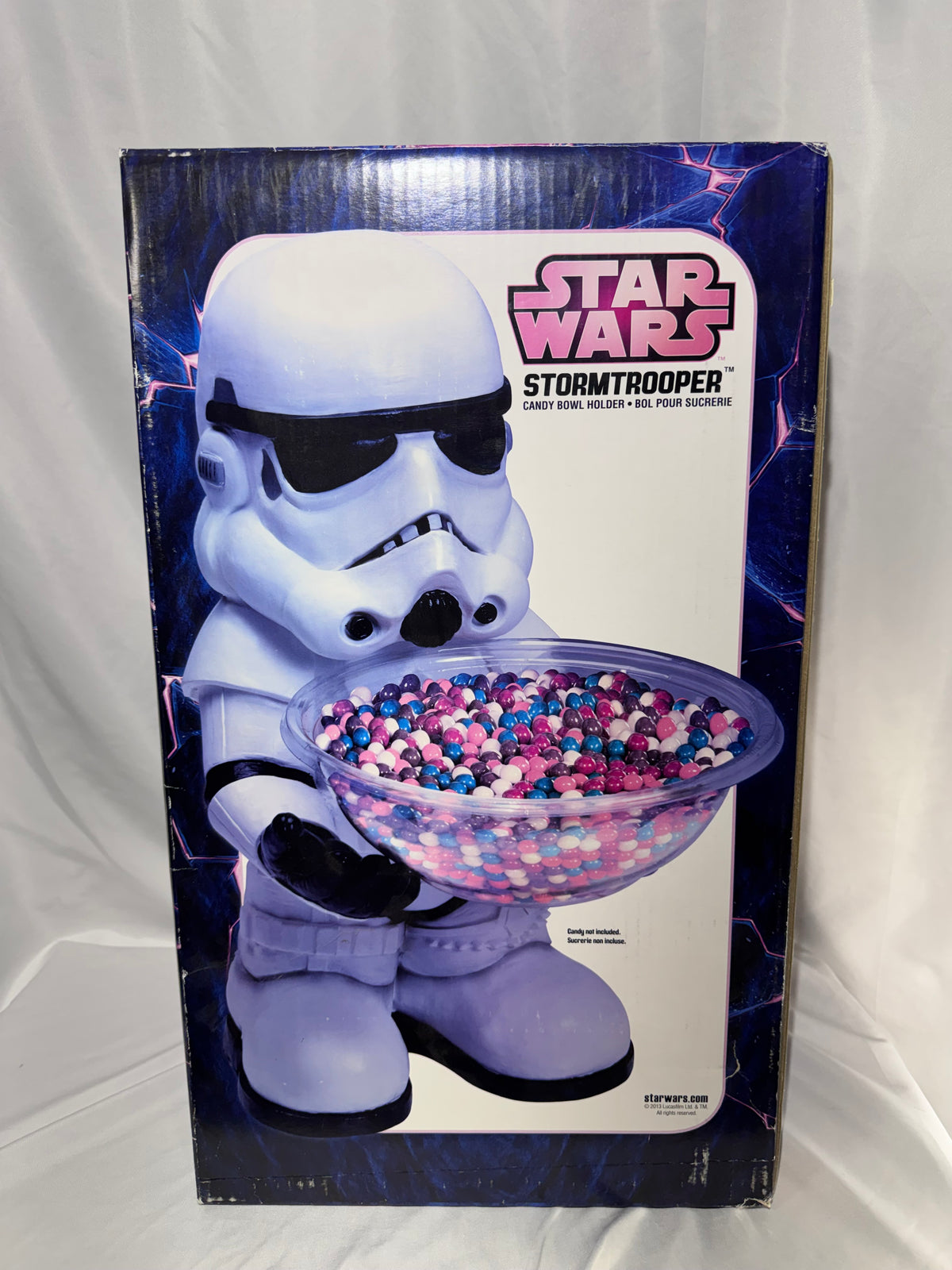 Star Wars Stormtrooper Candy Bowl Holder Rubie’s Costume Co. 20” Halloween Decor