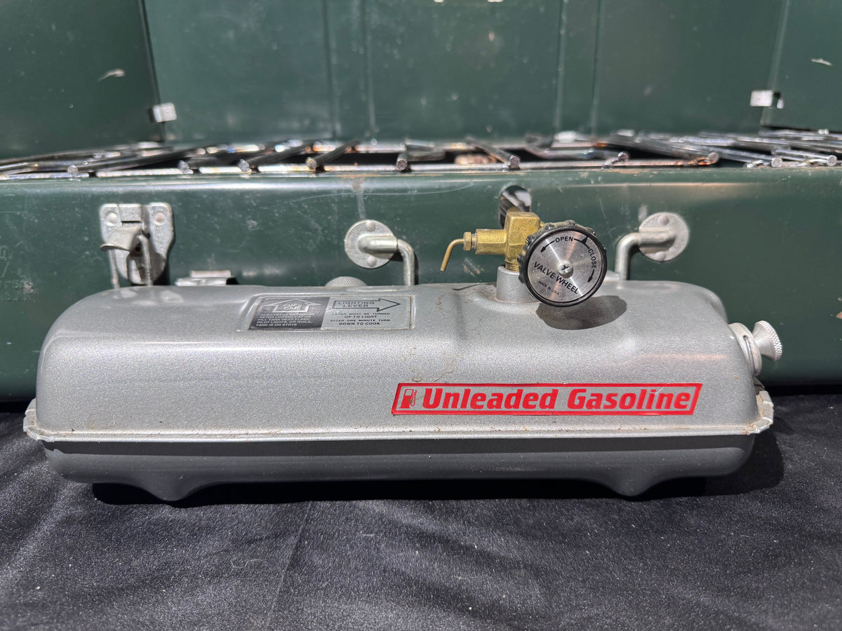 Vintage Coleman 426E 3-Burner Camp Stove – May 1986 – Made in USA
