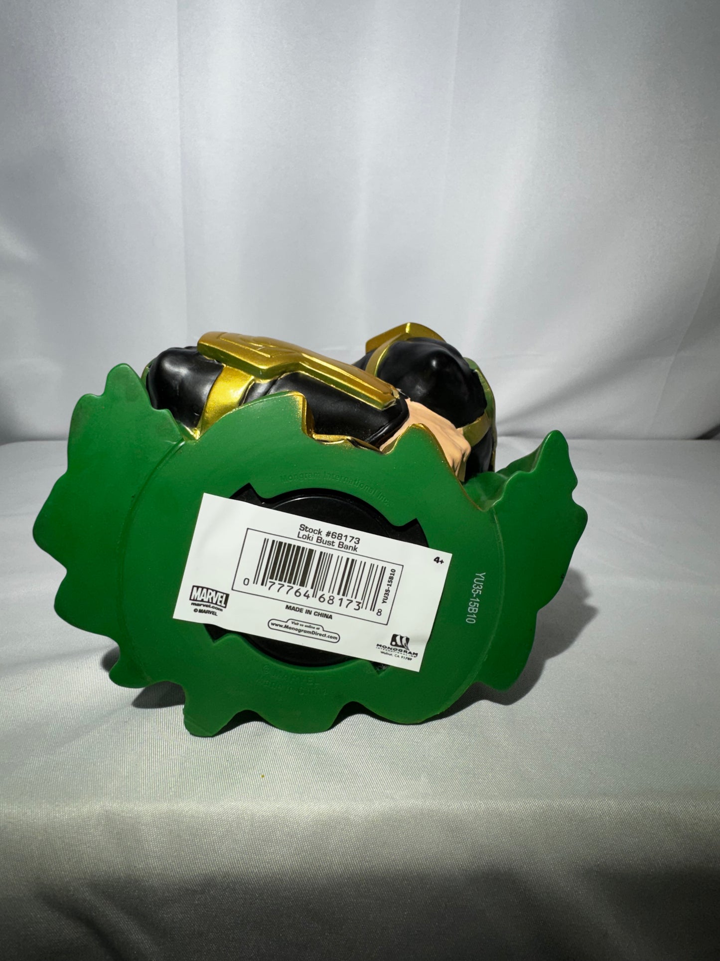 Marvel Loki PVC Bust Coin Bank Monogram Direct #68173