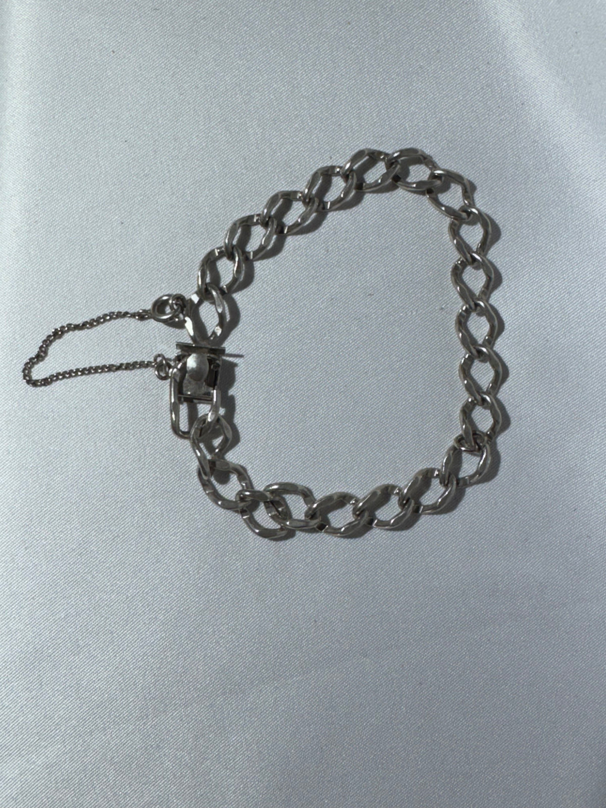 Vintage Mid-Century Modern Sterling Silver Chain-Link Bracelet – Automatic Chain Company