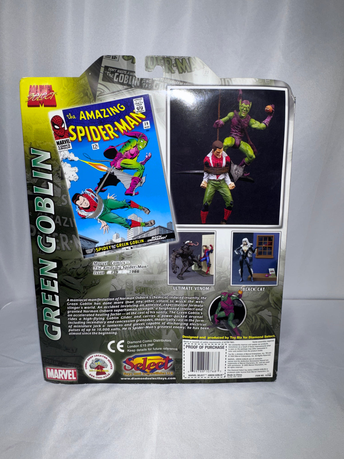Marvel Select Classic Green Goblin Action Figure – Diamond Select Toys – Sealed in Original Packaging