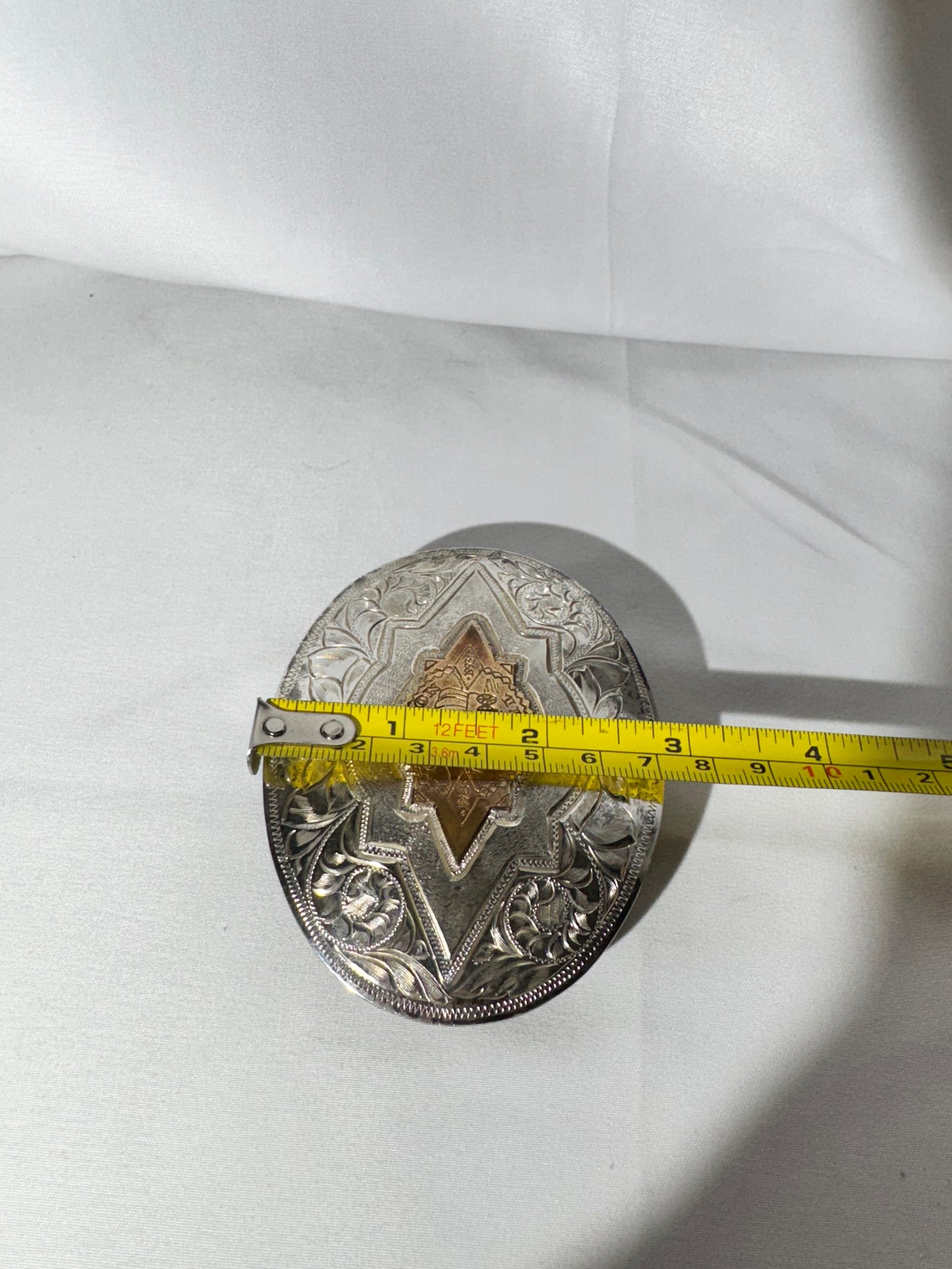 Oregon Trail 1993 Sesquicentennial Sterling Silver Belt Buckle by ZPT Silver Co.