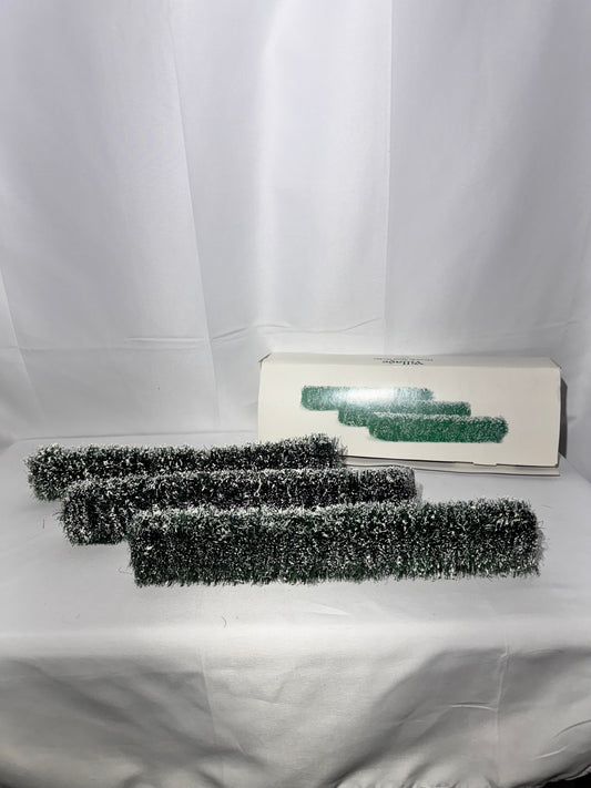 Department 56 Village Flexible Sisal Hedge – Set of 3 – Original Box