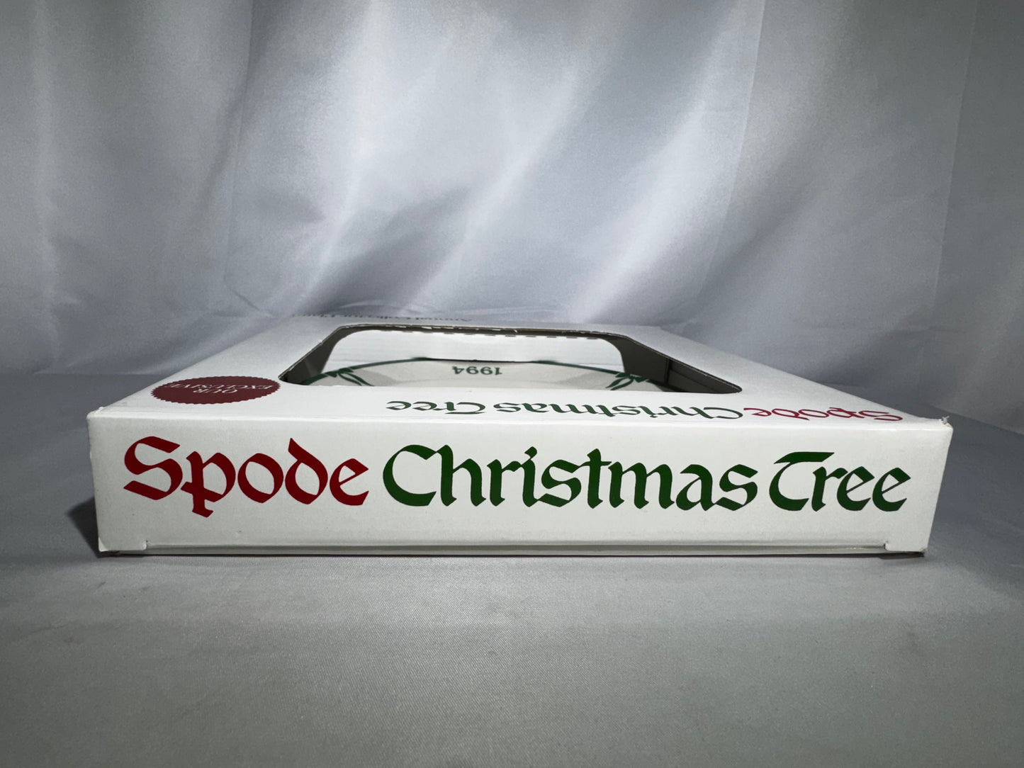 Spode Christmas Tree 1994 Annual Collector Plate 7 7/8” Earthenware w/ Box