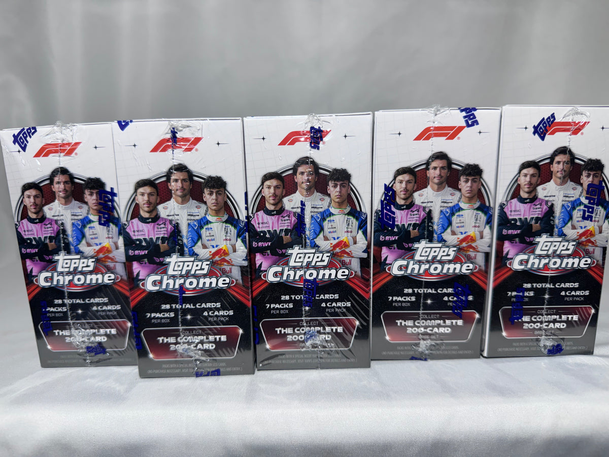 2026 Topps Chrome Formula 1 F1 Value Boxes – Lot of 5 – Factory Sealed