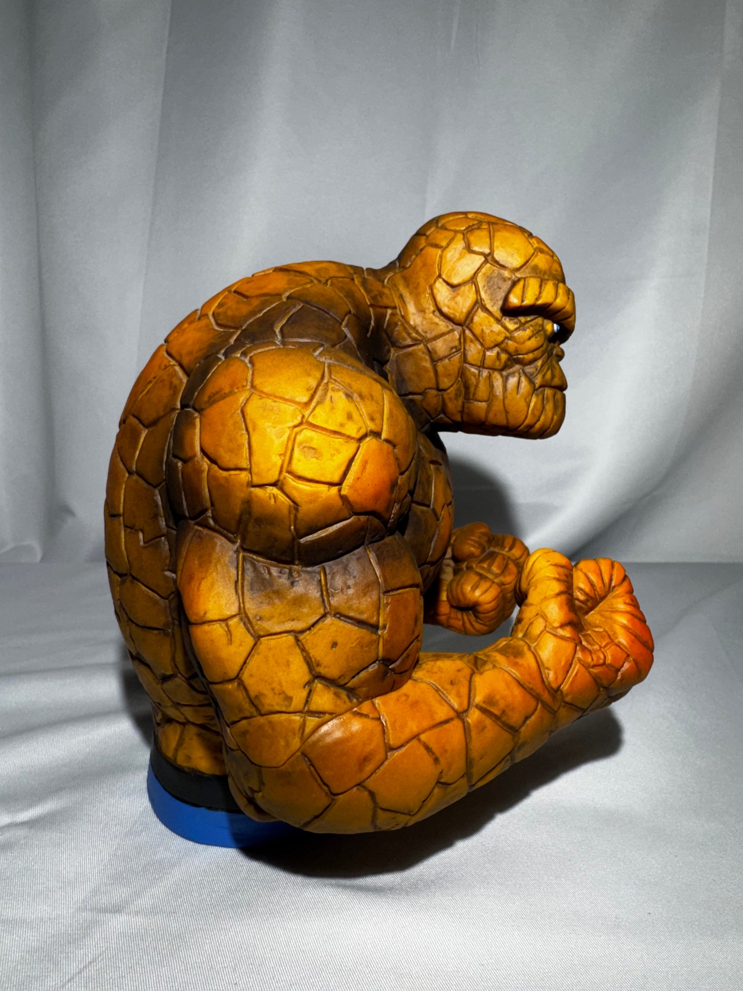 Vintage Marvel The Thing Bust Bank Monogram International Fantastic Four Coin Bank 6.5”