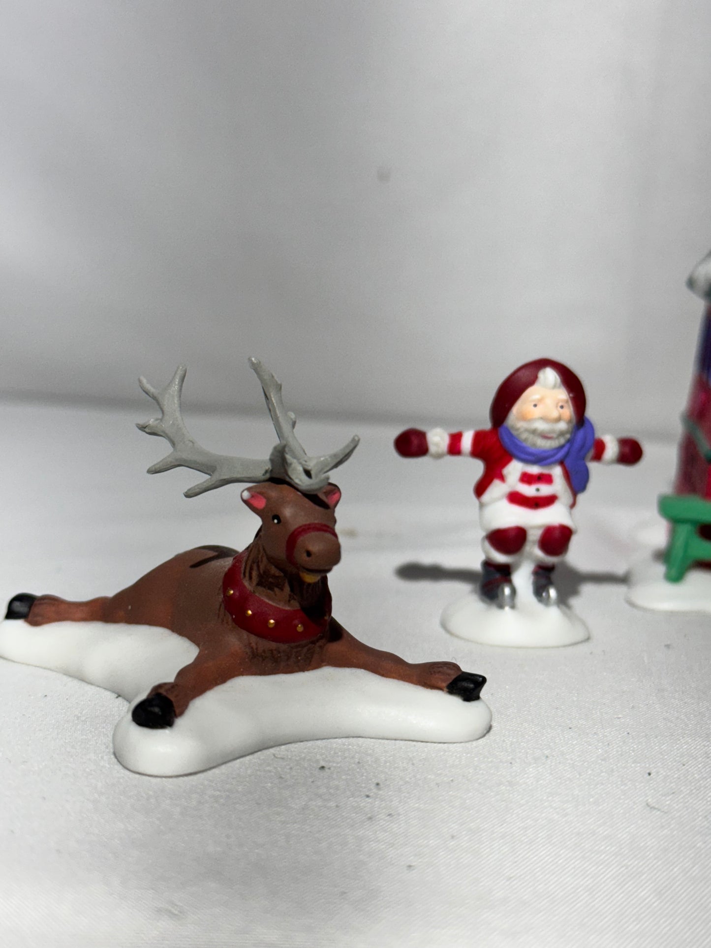 Department 56 Heritage Village Collection – “Peppermint Skating Party”Set of 6 – Item #56363