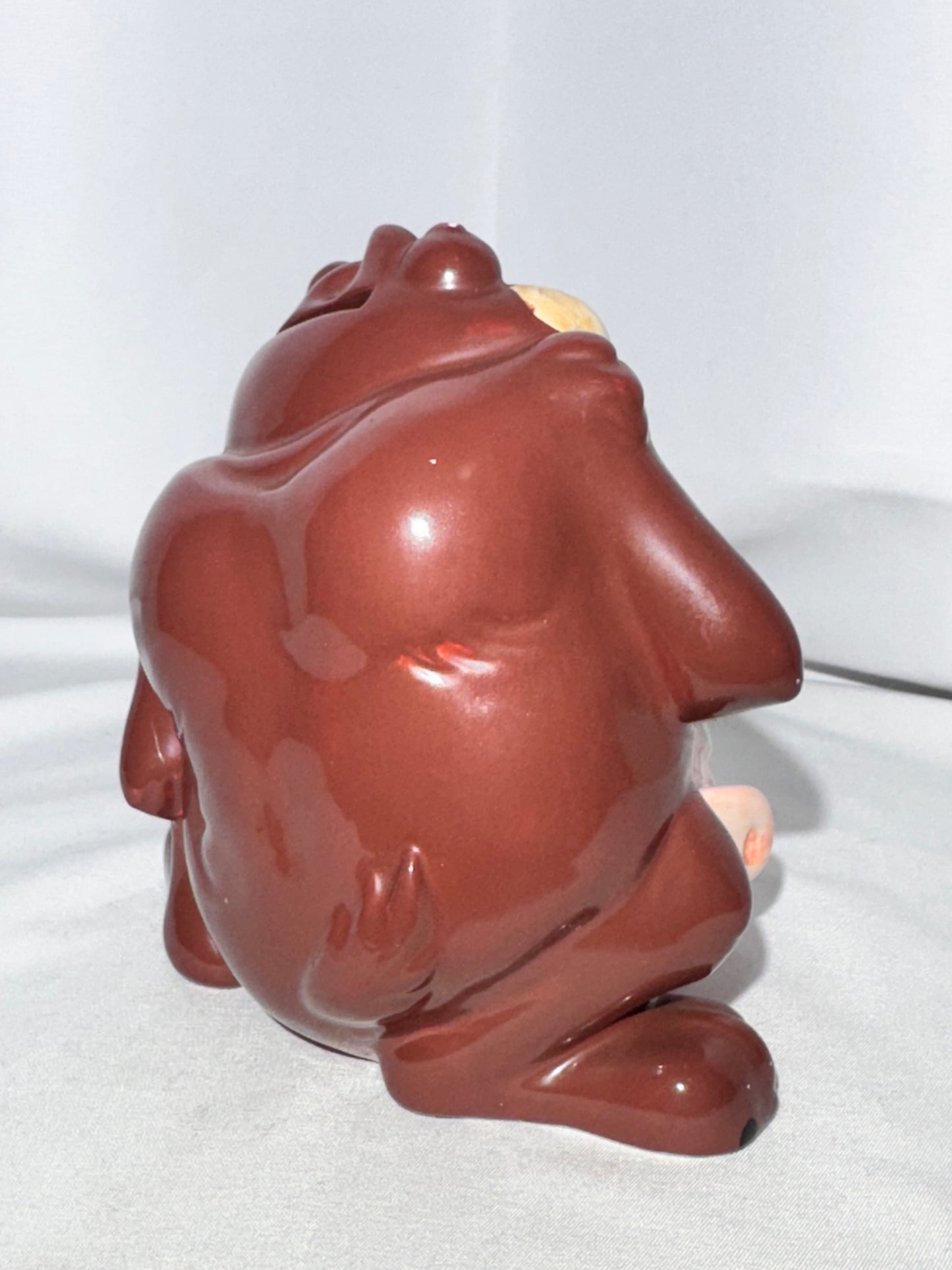 Vintage 1989 Taz Piggy Bank – The Good Company – Ceramic – Original Stopper