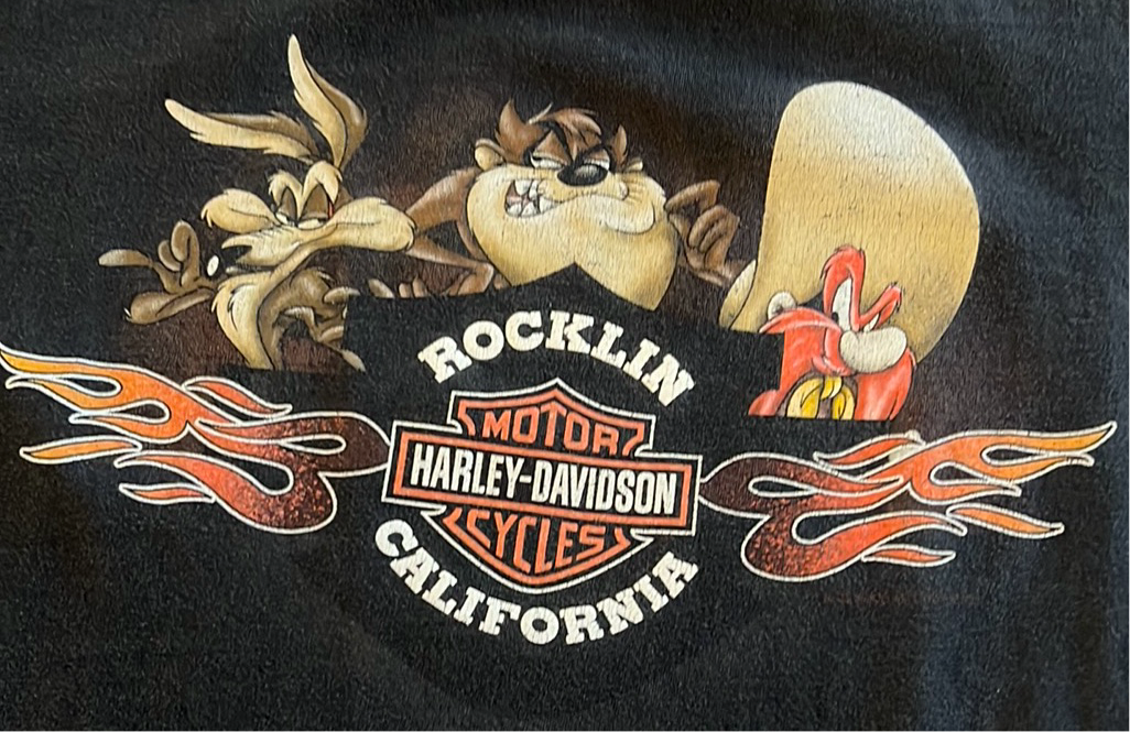 Looney Tunes “wild as the wind” Harley Davidson T-shirt