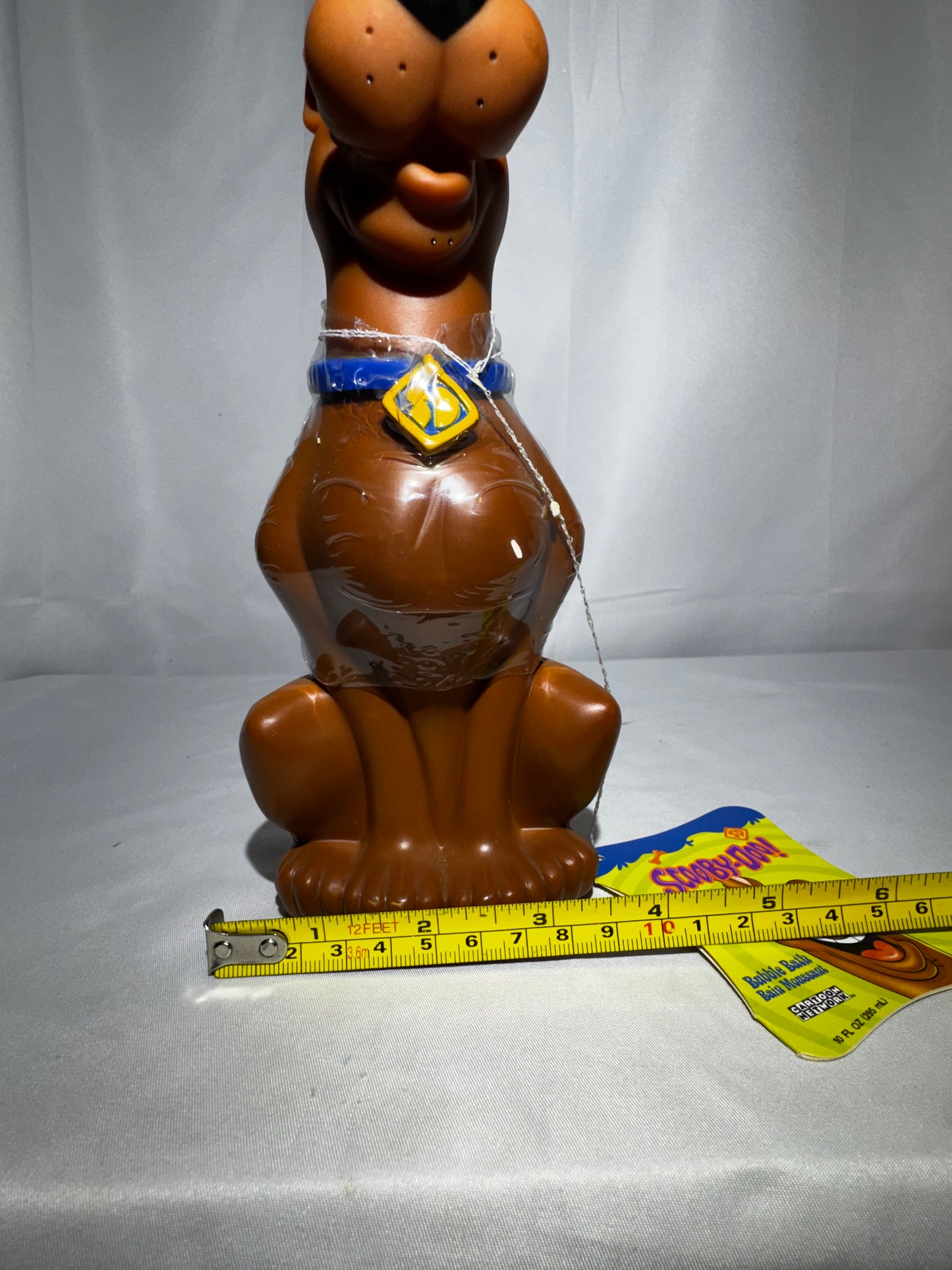 Vintage Scooby-Doo Bubble Bath Bottle 9” Vinyl Figure Sealed w/ Tag Cartoon Network