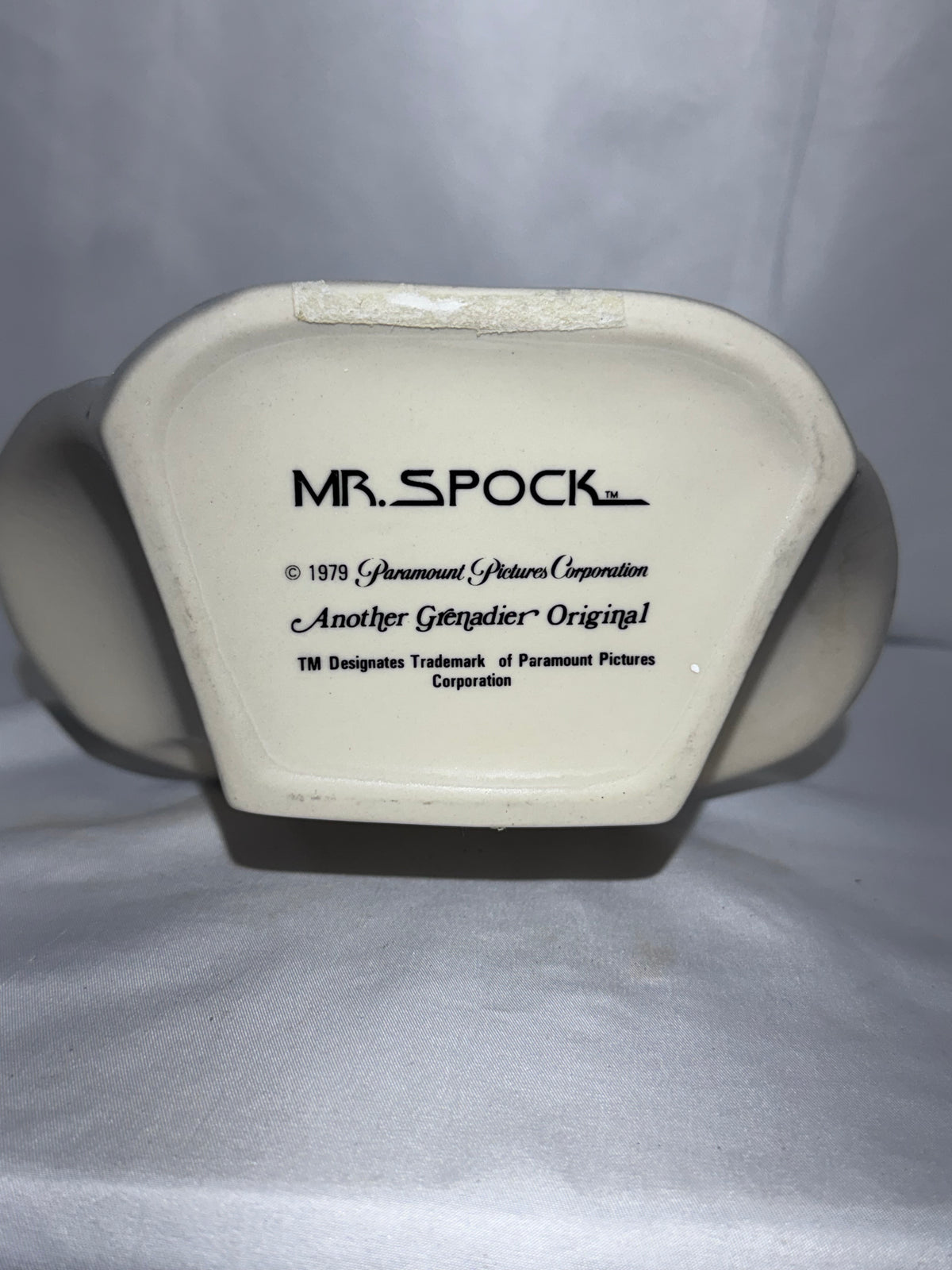 1979 Star Trek Mr. Spock Ceramic Liquor Decanter – Grenadier Spirits – Original Box