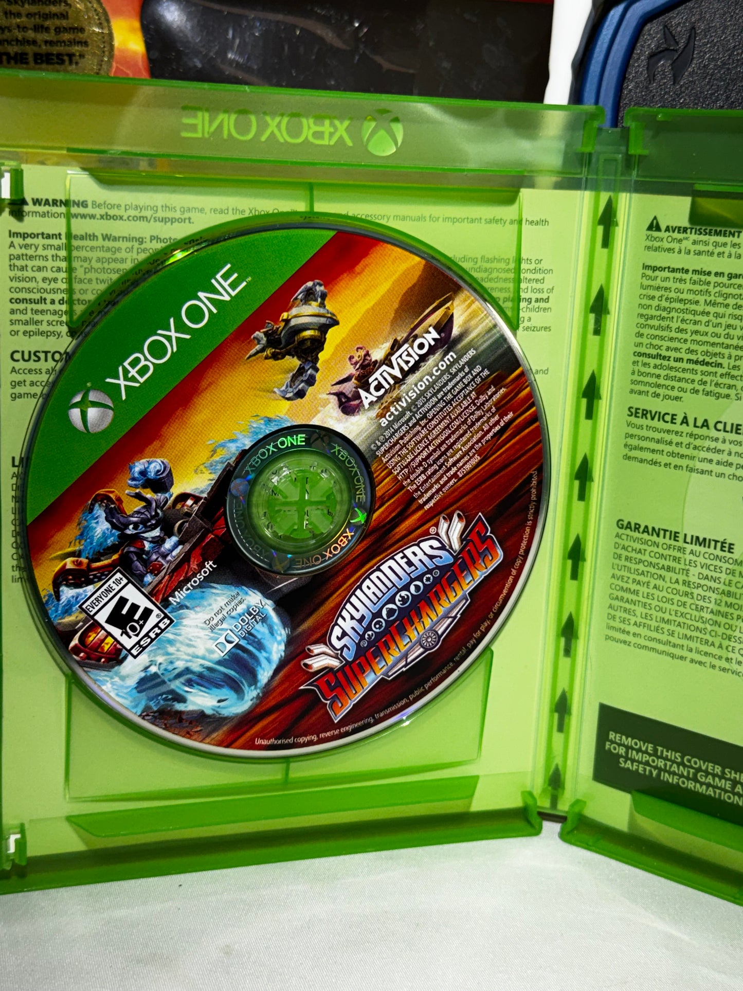 Skylanders SuperChargers Starter Pack Xbox One 2015 Spitfire Stealth Elf Hot Streak