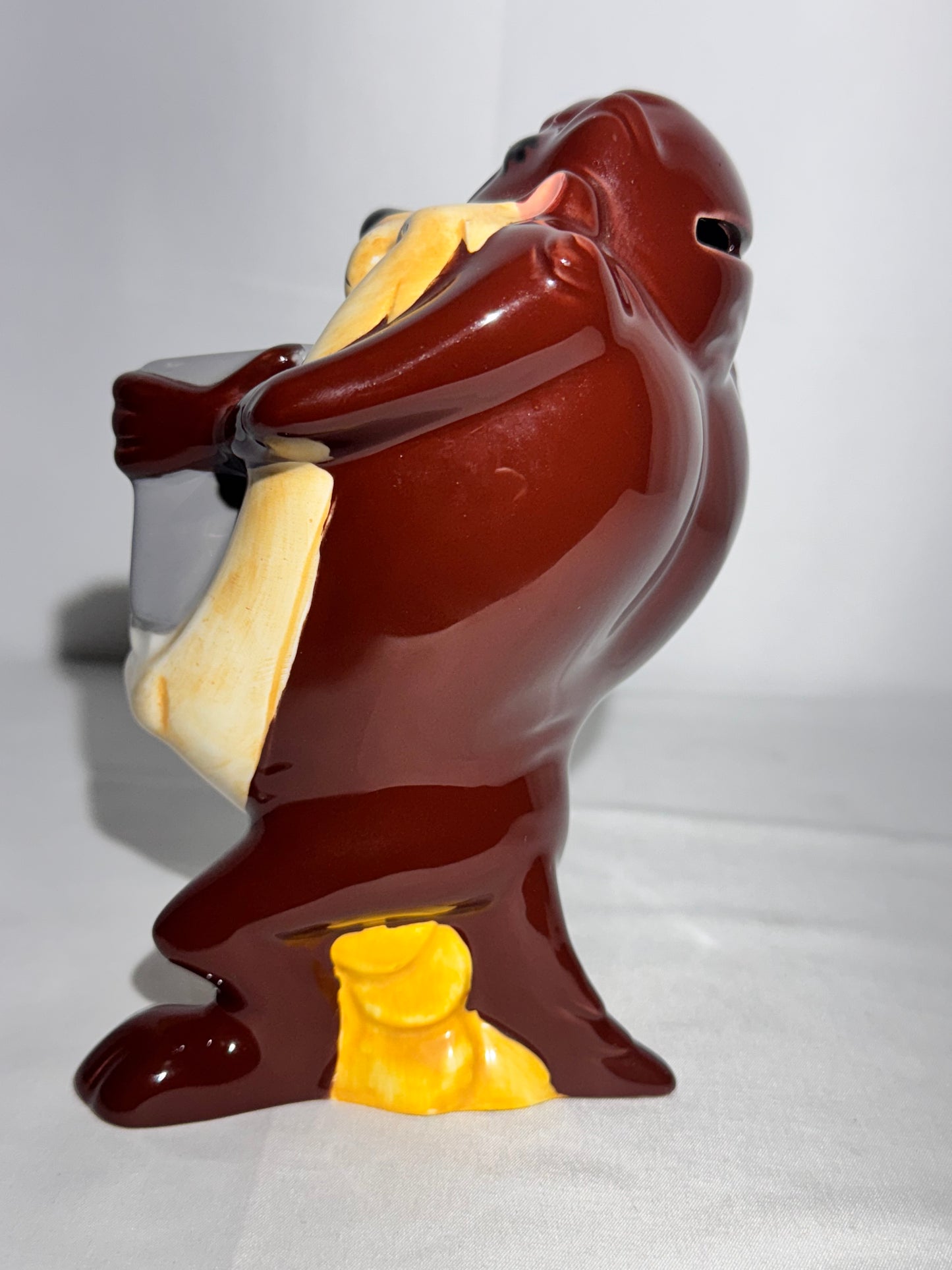 1996 Taz Ceramic Piggy Bank – Tropical Diffusion – Warner Bros Looney Tunes