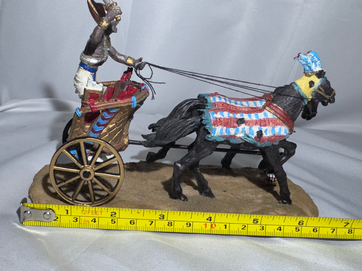 LEMAX Spooky Town CHARIOT #83672 – Halloween Egyptian Zombie Horses – Retired