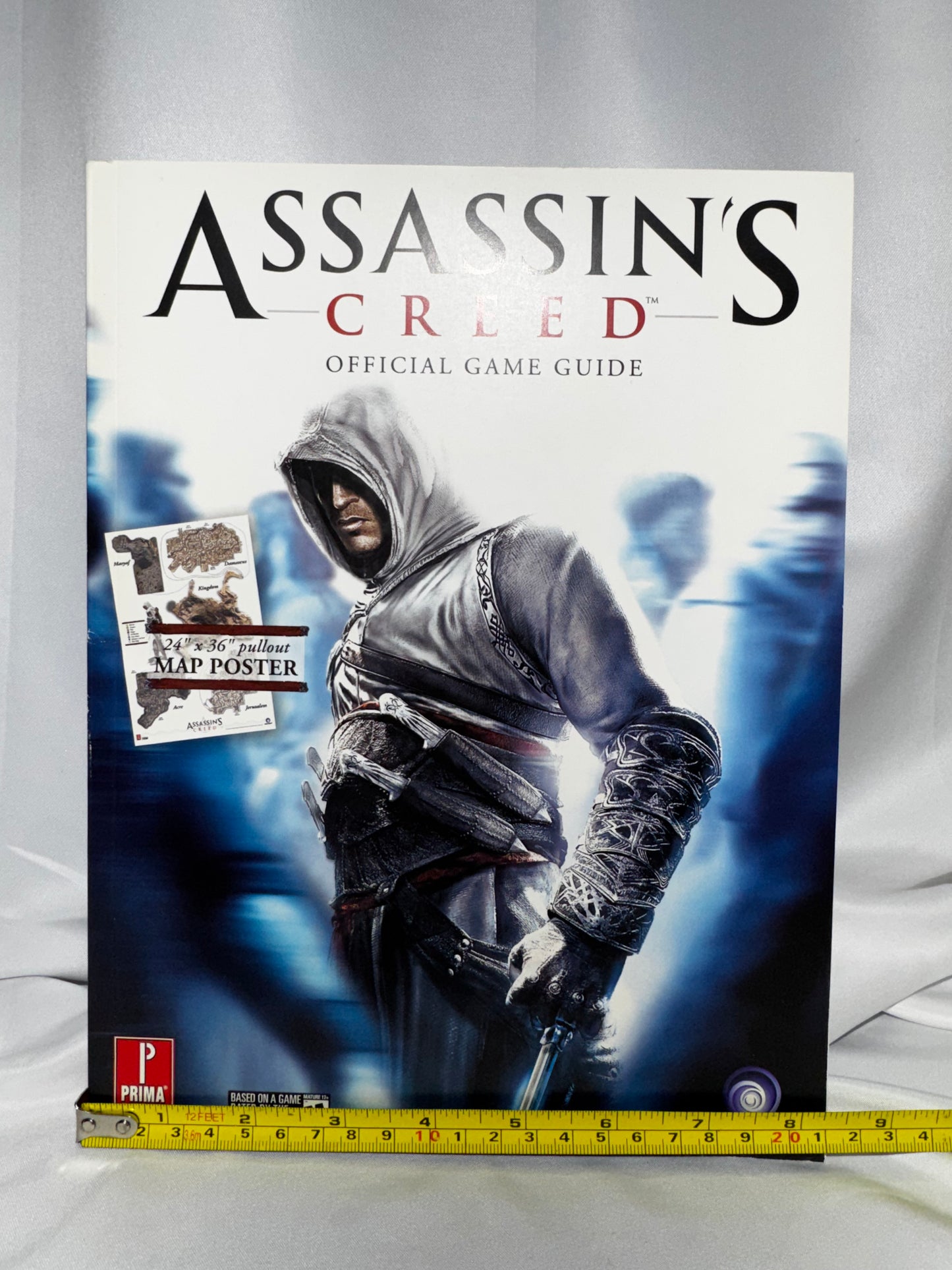 Assassin’s Creed Official Game Guide Prima Games 2007 w/ Pullout Map Poster
