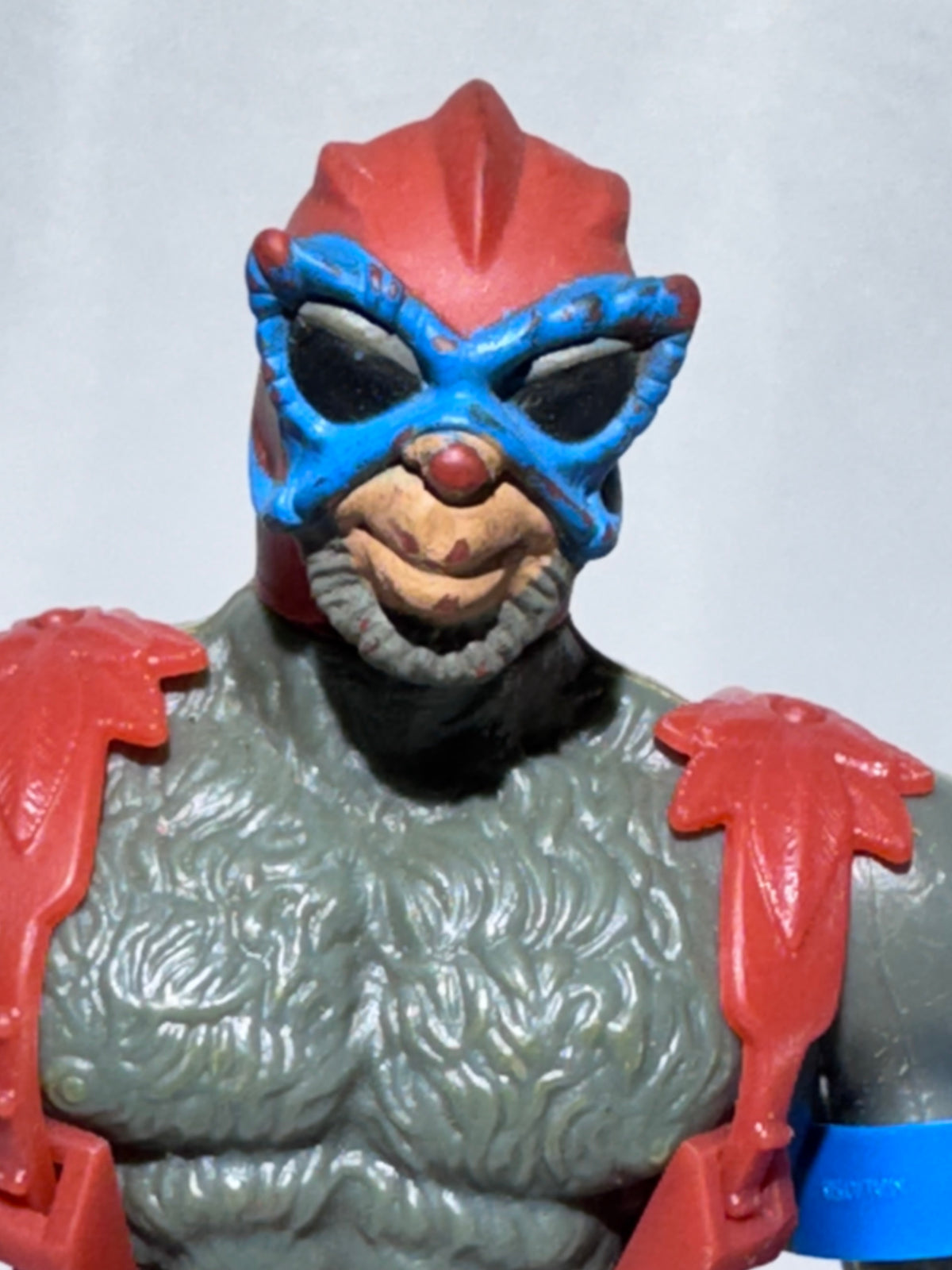 Vintage 1981 Mattel Masters of the Universe Stratos Action Figure with Mini-Comic
