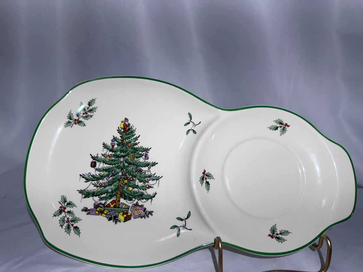 Vintage Spode Christmas Tree Tea & Toast Set – Original Box – Missing Mug