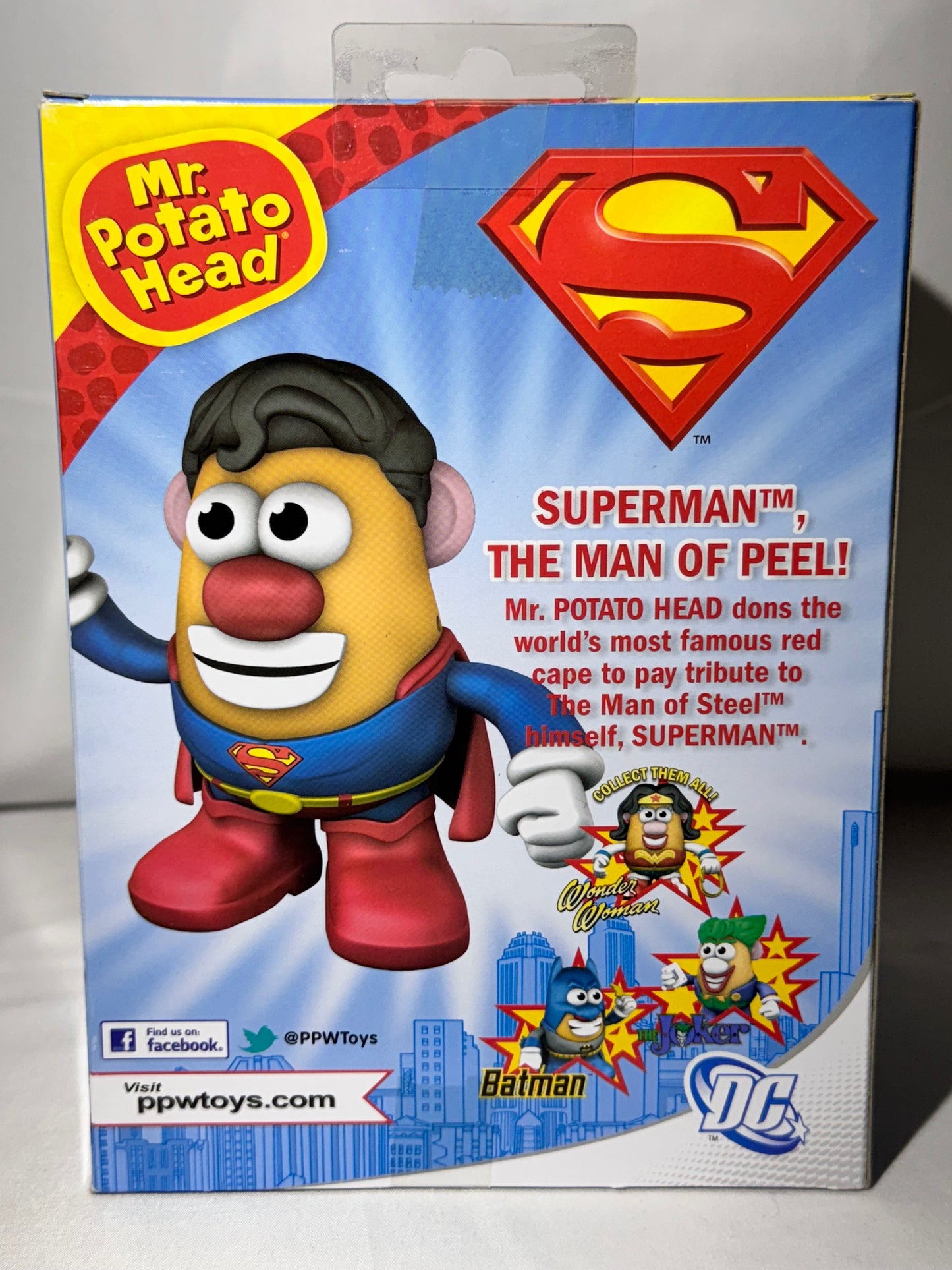 Mr. Potato Head Superman by Playskool & DC Comics (2013 Hasbro / Warner Bros.)
