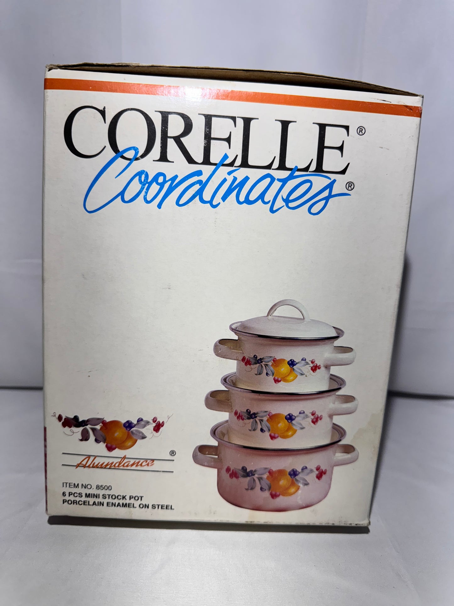 Corelle Coordinates “Abundance” 6-Piece Mini Stock Pot Set – Item #8500