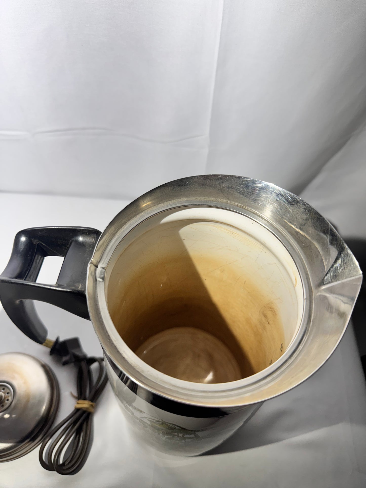 Corning Ware 10-Cup Electric Percolator – American Autumn Pattern- Rare!