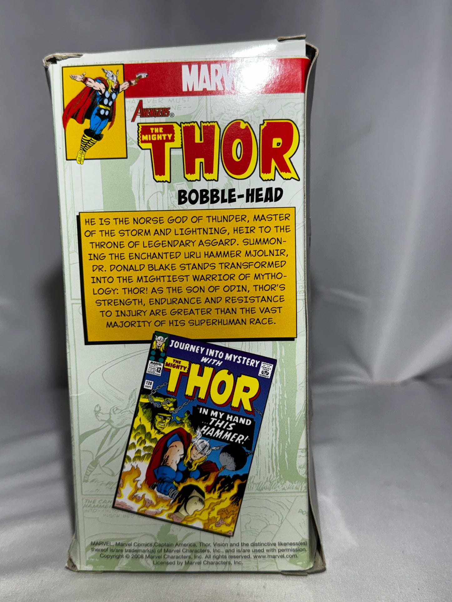 Funko Wacky Wobbler The Mighty Thor Bobblehead Marvel Avengers 2008 w/ Box