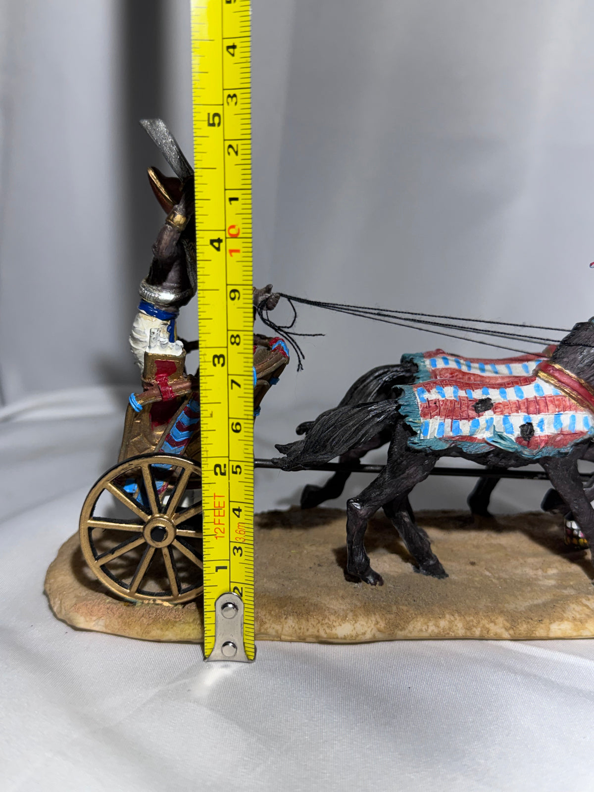 LEMAX Spooky Town CHARIOT #83672 – Halloween Egyptian Zombie Horses – Retired