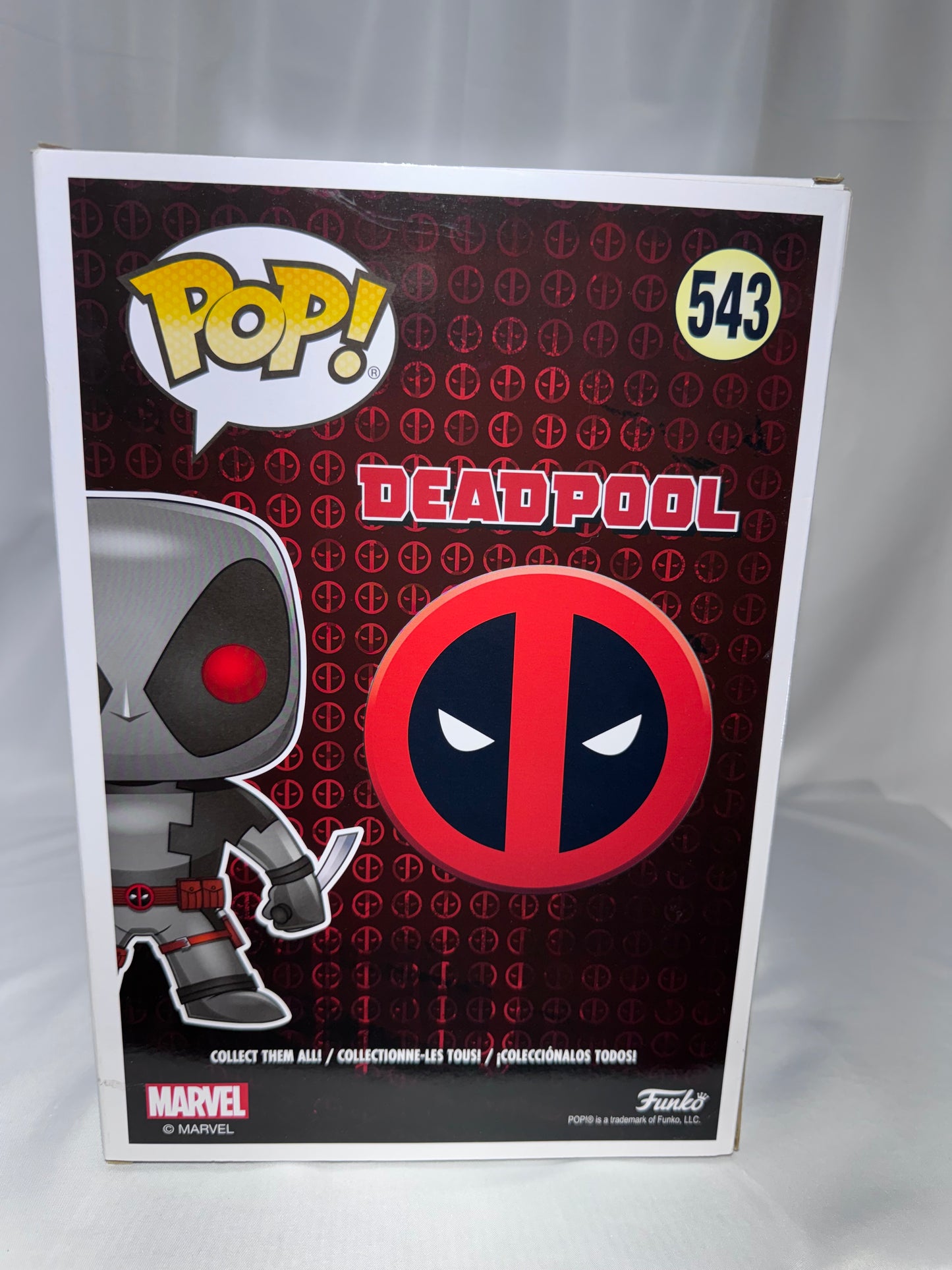 Funko Pop! Marvel Deadpool 10” Gray X-Force Walmart Exclusive #543