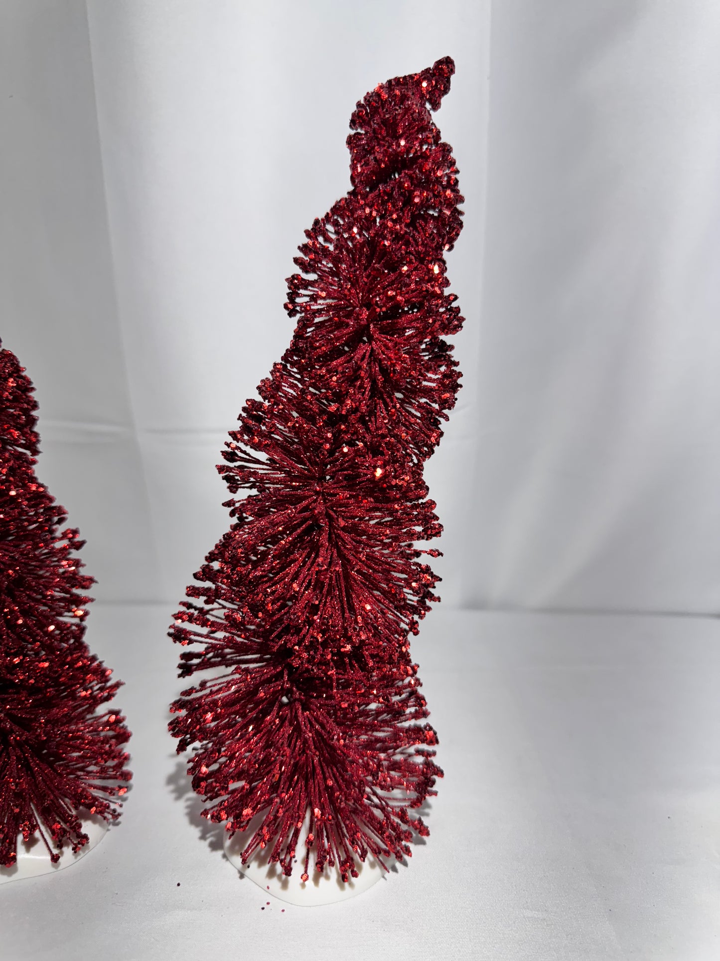 Dept 56 Village Accessories Set of 2 Spiral Ruby Trees Item #4038836