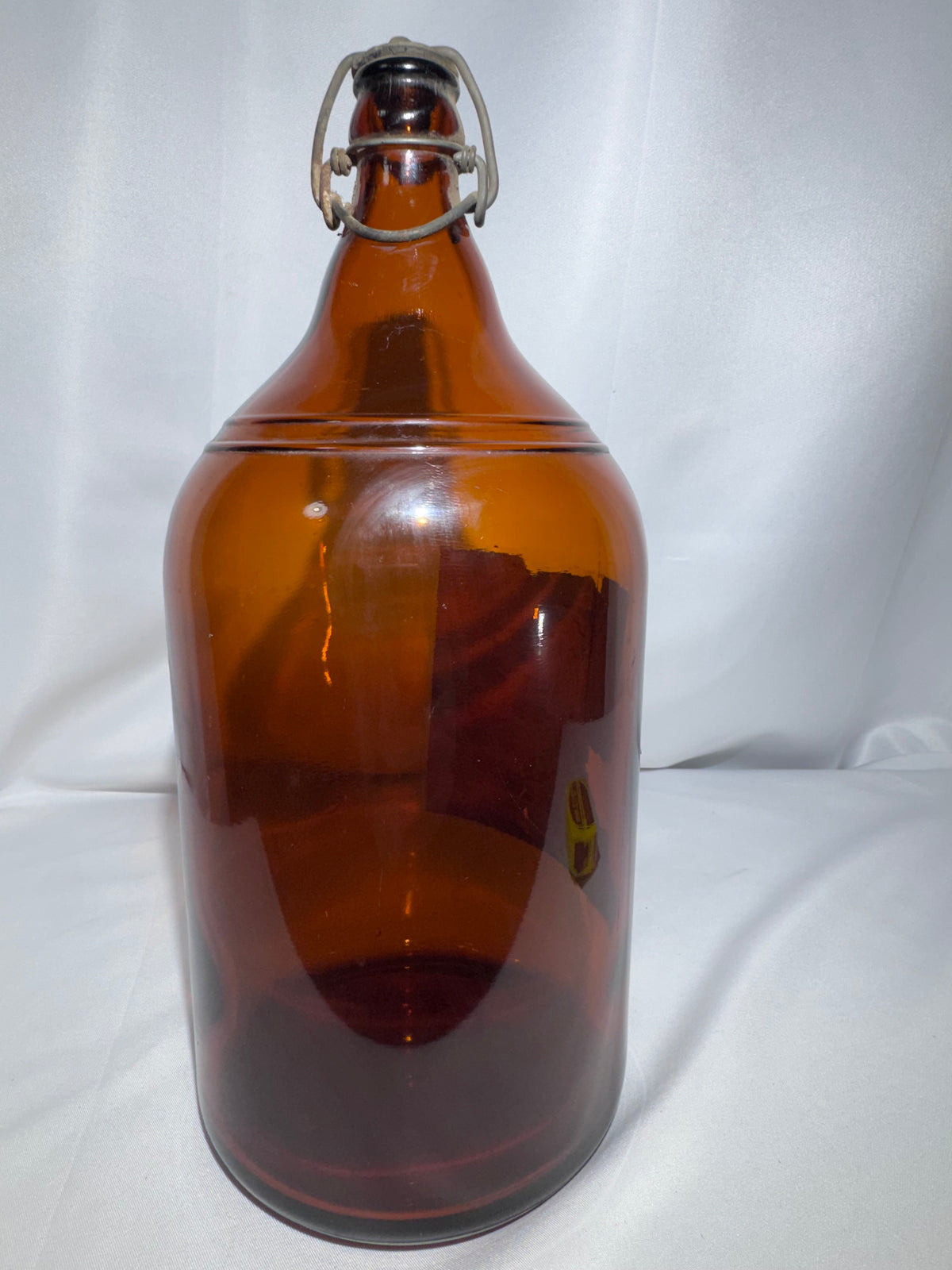 Vintage Bohemian Club All Malt Beer Bottle – Half-Gallon Amber Glass – Spokane, Washington