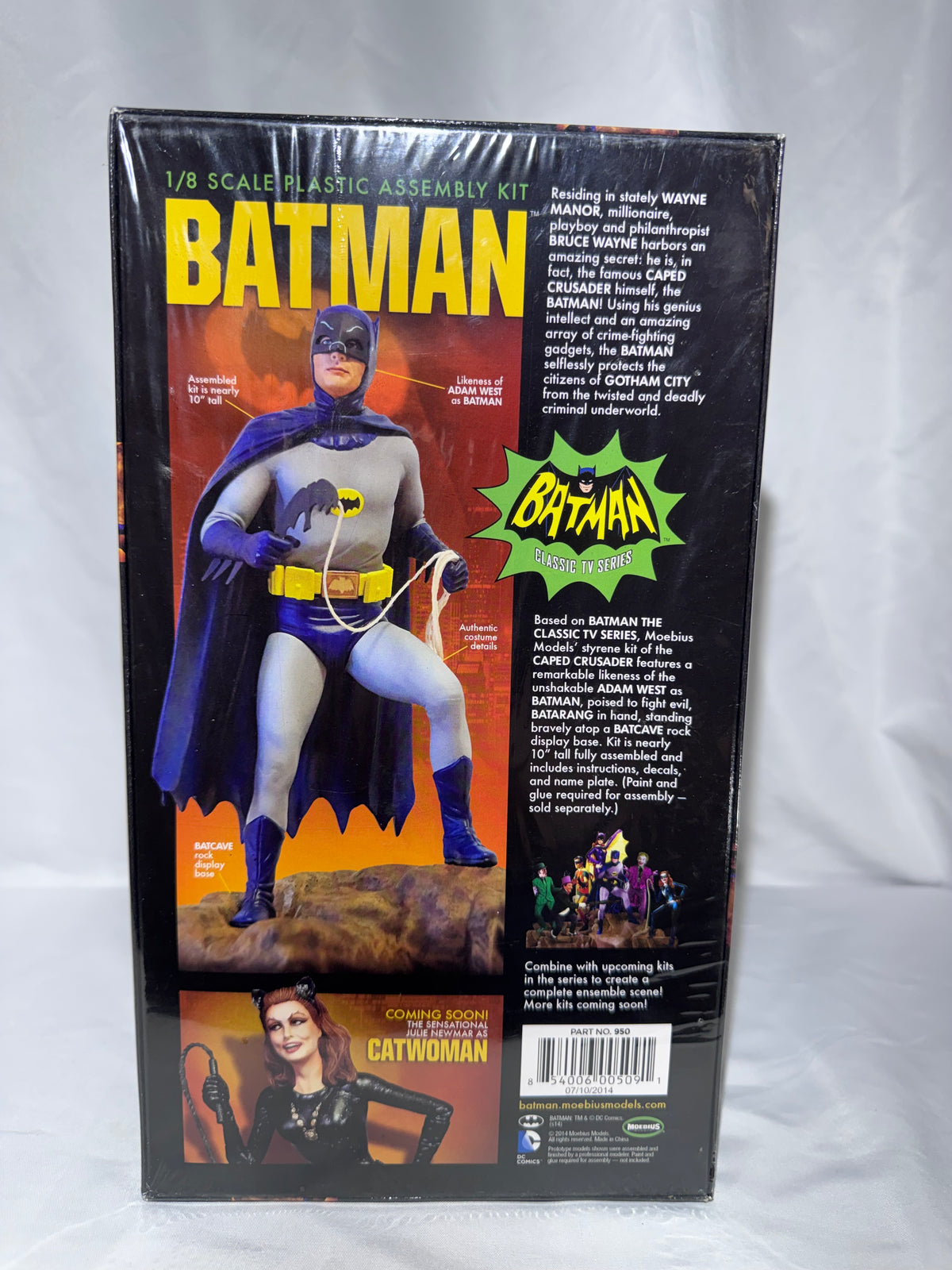 Moebius Models 1:8 Scale 1966 Batman TV Series Model Kit #950 – Adam West – Factory Sealed
