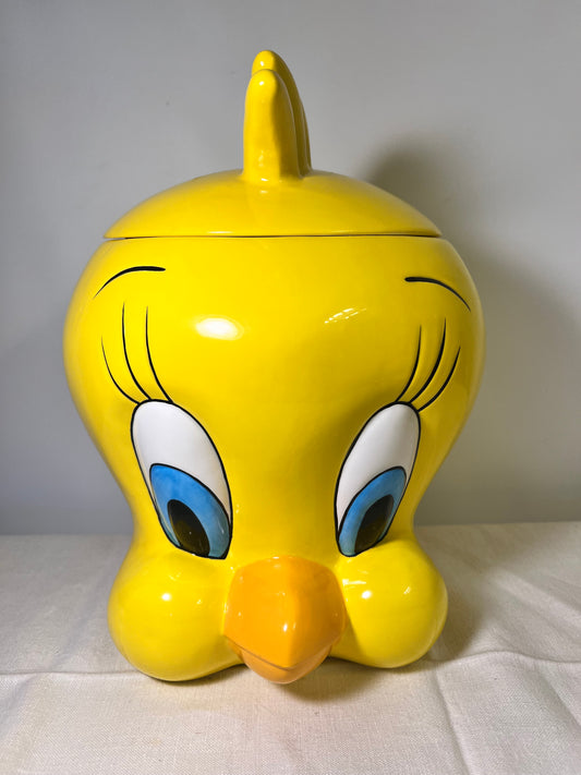 Tweety Bird-Cookie Jar-Warner Brothers- big- Head- Looney Tunes