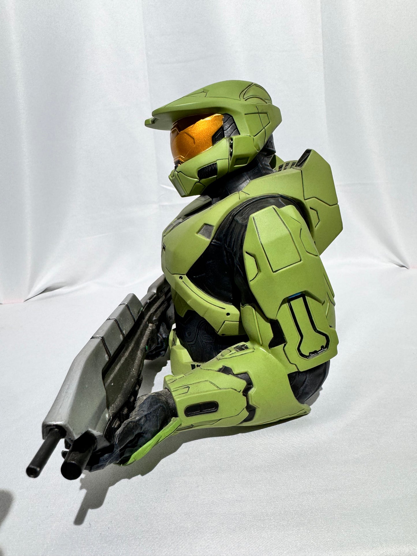 Diamond Select Halo Spartan Mark IV Green Vinyl Bust Bank w/ Original Stopper (2010)