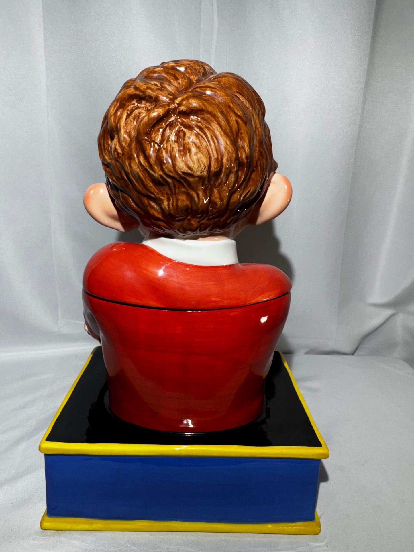 Vintage 2000 Clay Art MAD Magazine Alfred E. Neuman What Me Worry? Cookie Jar w/ Box