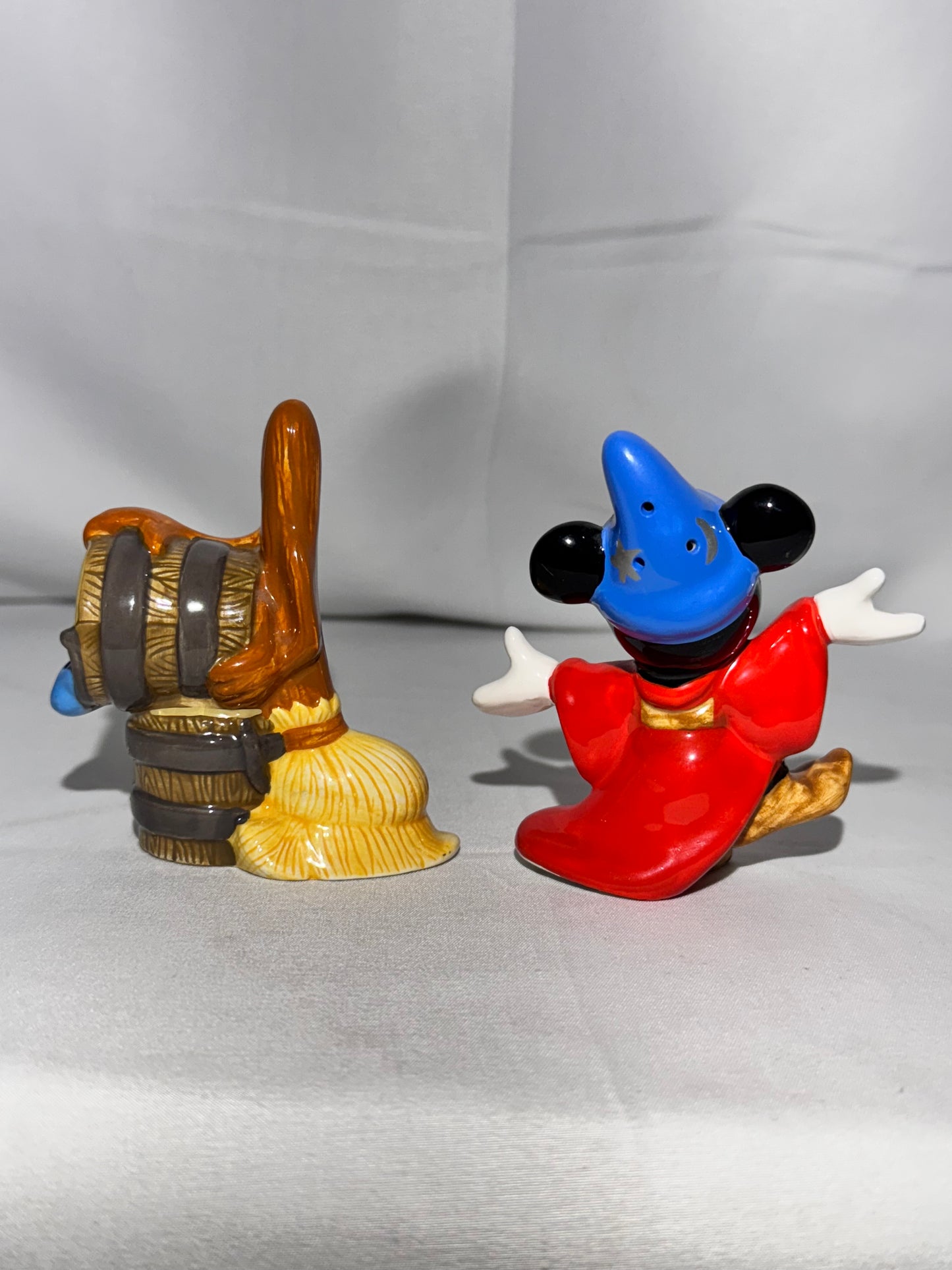 Mickey Mouse- Fantasia-Salt and Pepper shakers- Disney