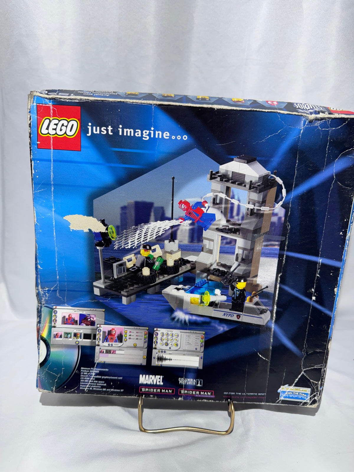LEGO Studios Spider-Man Action Studio #1376 – 2002 – Factory Sealed / Unopened – Rare