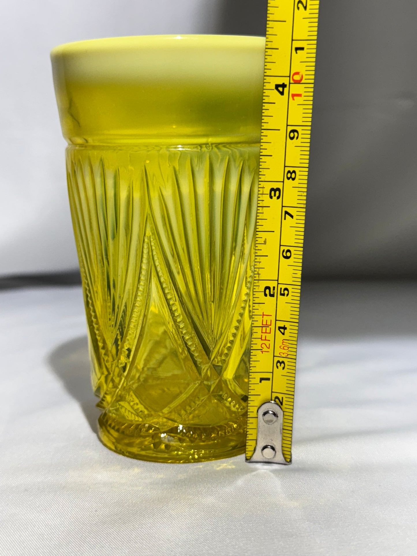 ✨ Primrose Pearline Uranium Glass Davidson Tumbler ✨