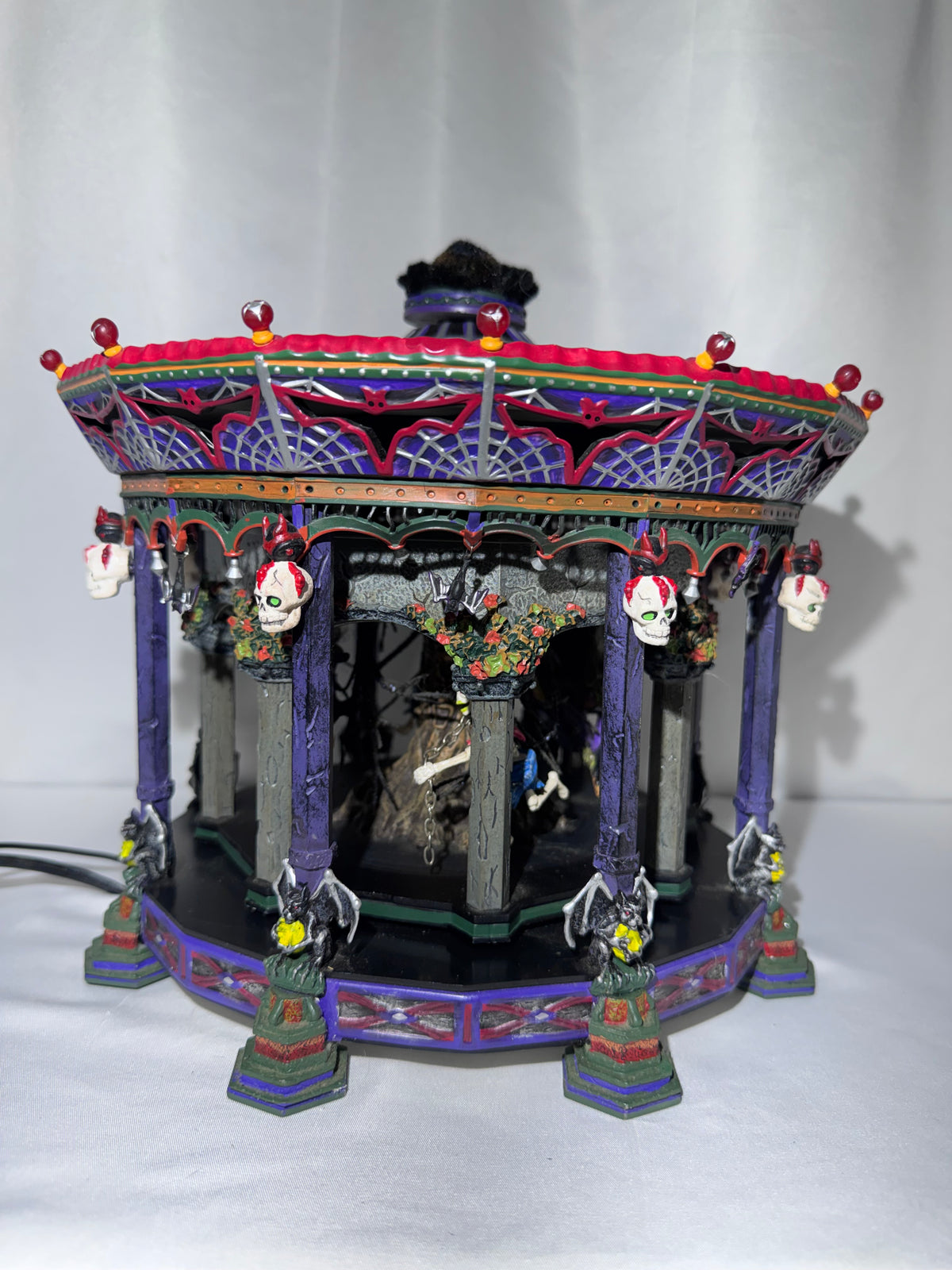 Department 56 Snow Village Halloween Ghostly Carousel #56.55317 – Retired 2002–2005