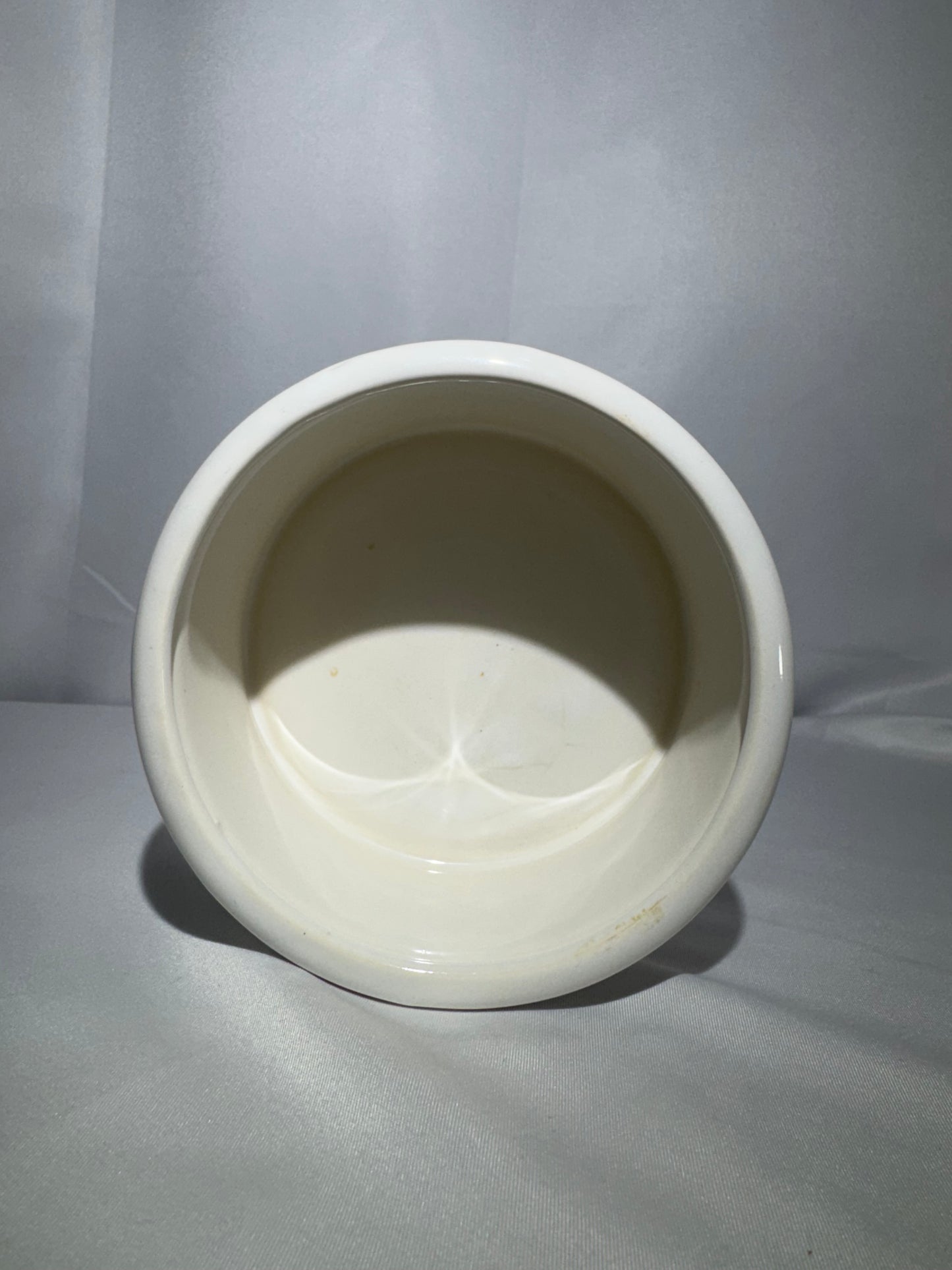 Vintage  1 Pint Art Pottery Crock – Green Ivy Pattern