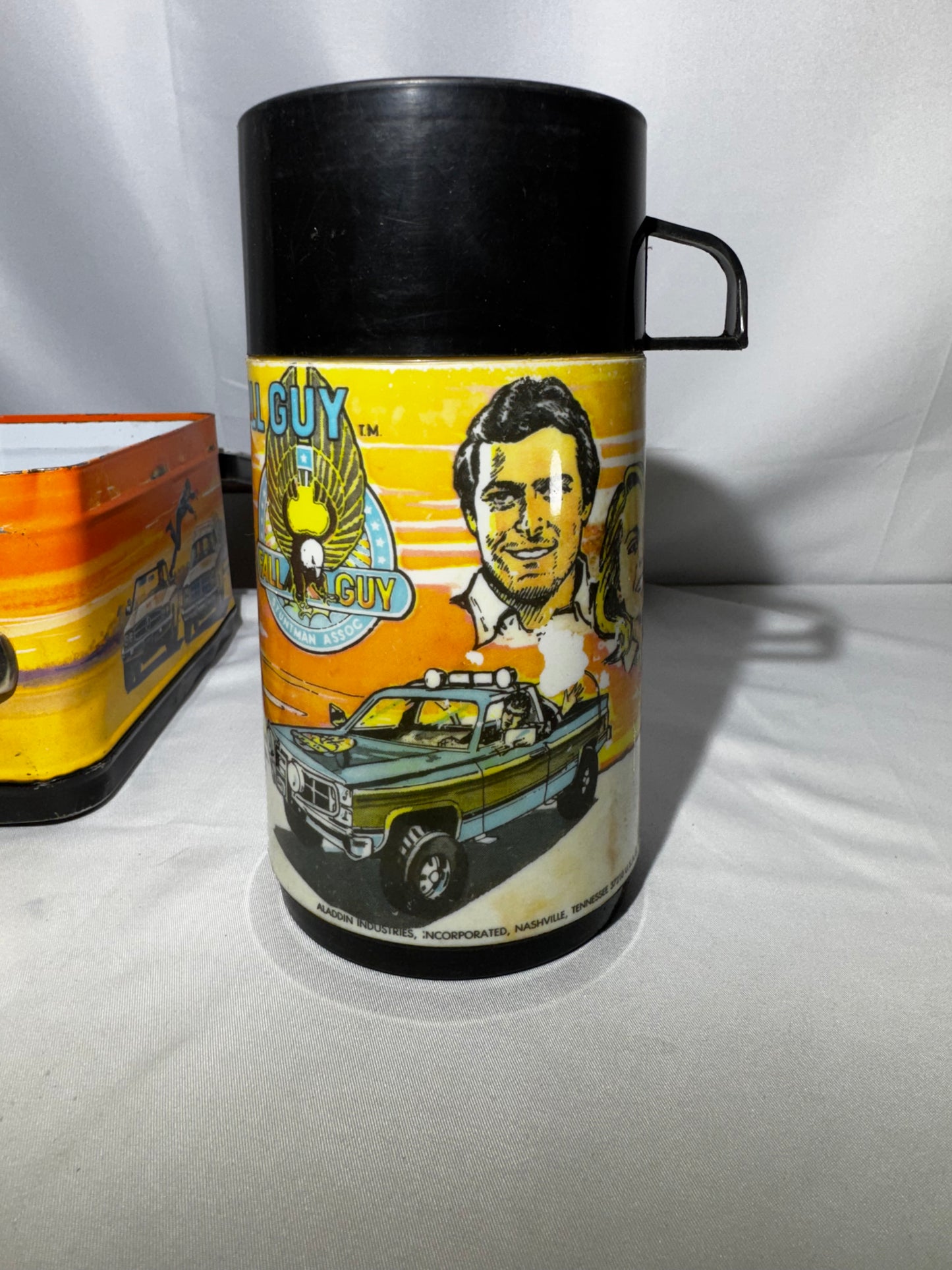Vintage 1981 The Fall Guy Metal Lunch Box with Original Thermos – Aladdin Industries