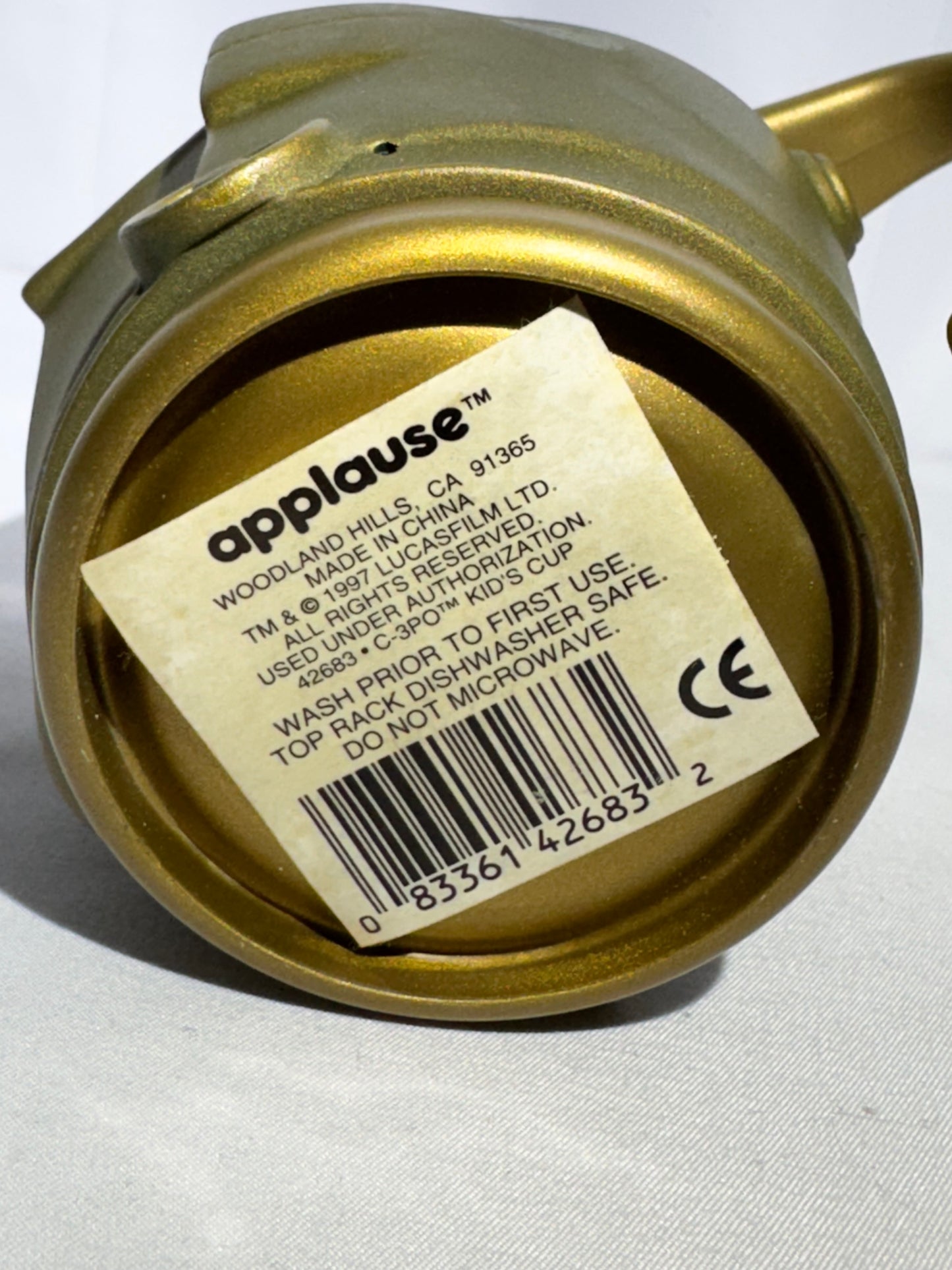 Vintage 1997 Star Wars C-3PO 3D Mug – Applause Collectible