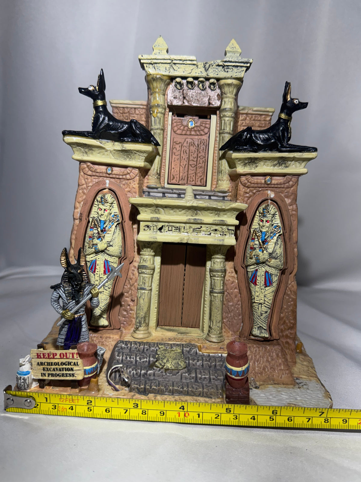 Lemax Spooky Town Cursed Tomb #75500 – Retired Halloween Village – FOR PARTS / AS-IS