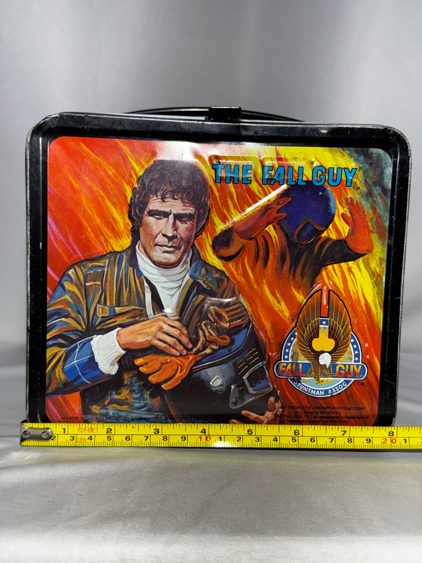 Vintage 1981 The Fall Guy Metal Lunch Box with Original Thermos – Aladdin Industries